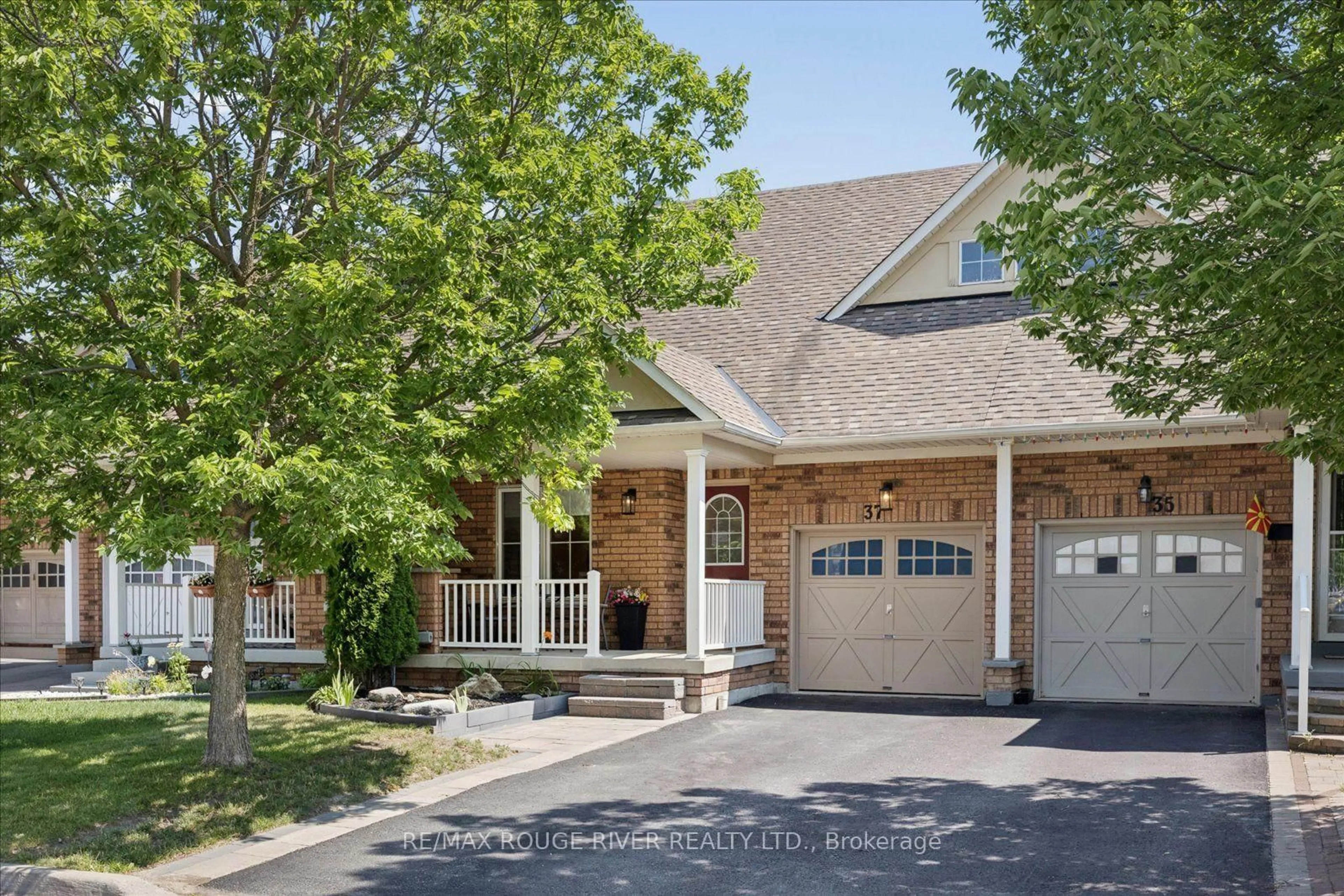 Home with brick exterior material, street for 37 Burwell St, Whitby Ontario L1R 0B7