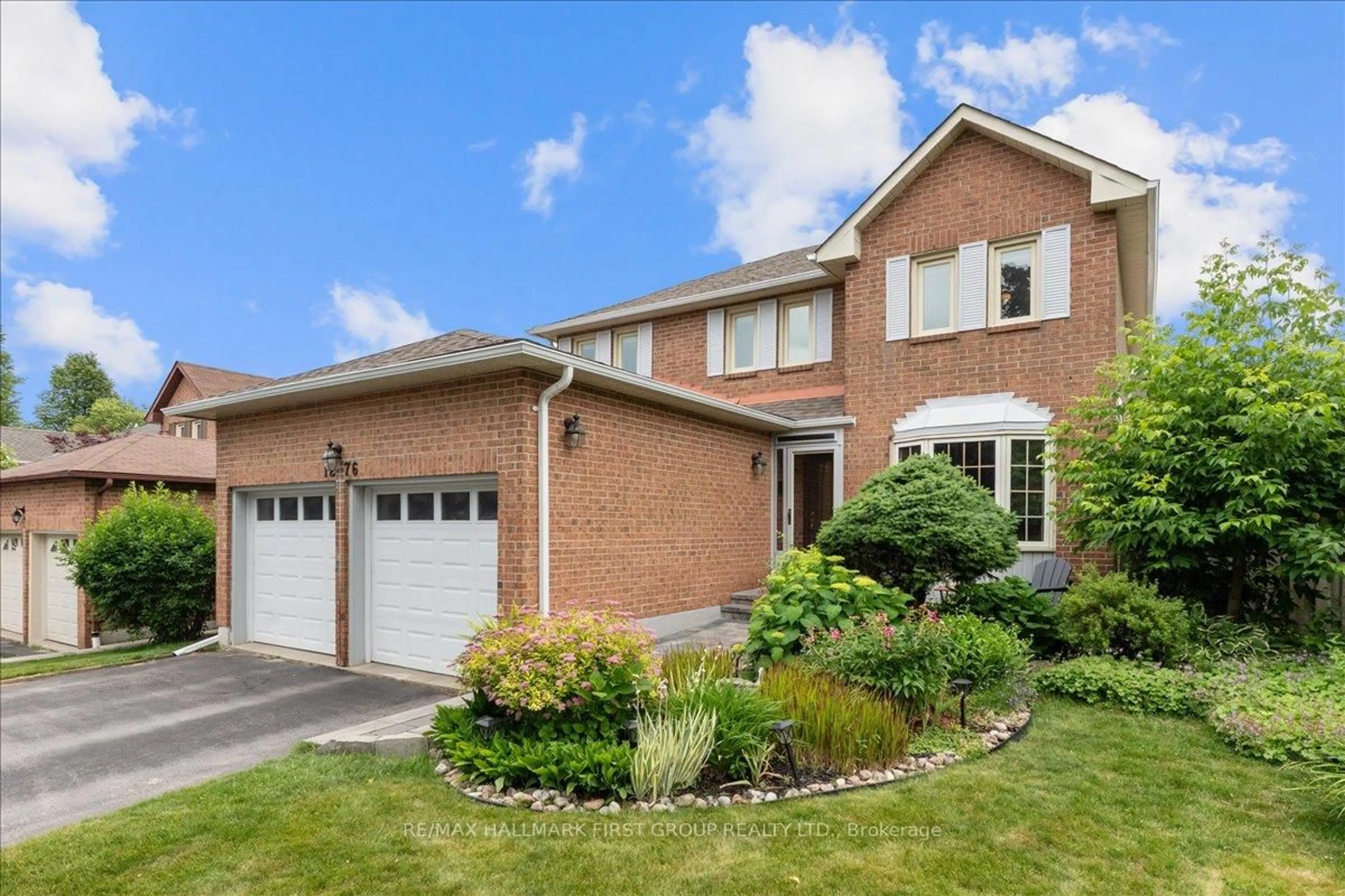 Home with brick exterior material, street for 1276 Maple Ridge Dr, Pickering Ontario L1X 1H5