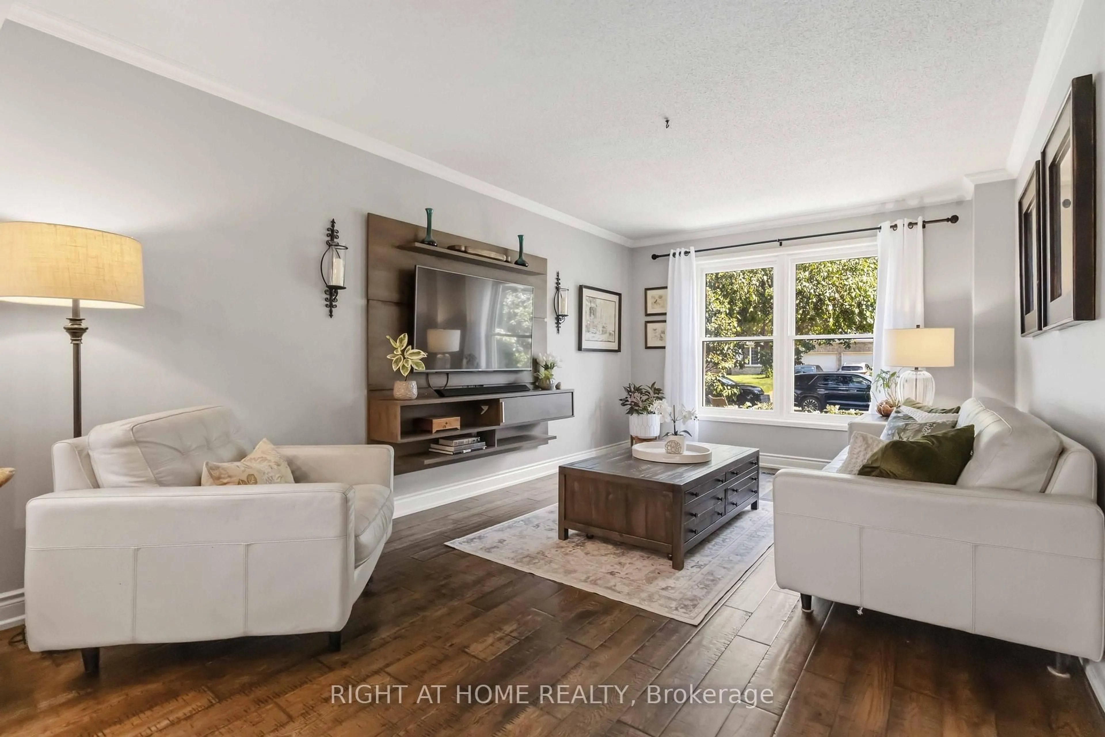Living room with furniture, unknown for 57 Morning Glory Cres, Whitby Ontario L1R 1N5