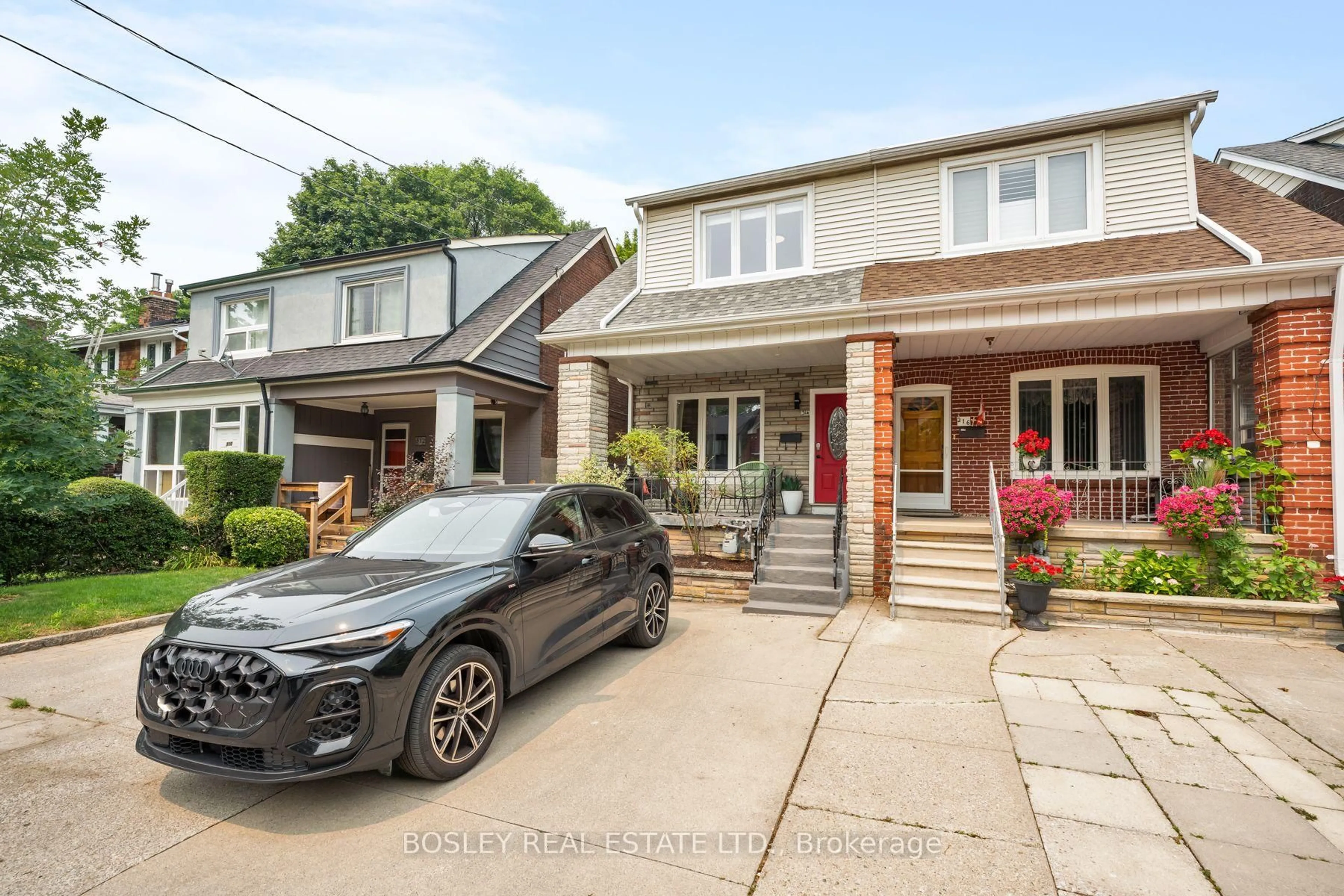 Home with brick exterior material, street for 314 Milverton Blvd, Toronto Ontario M4J 1V7