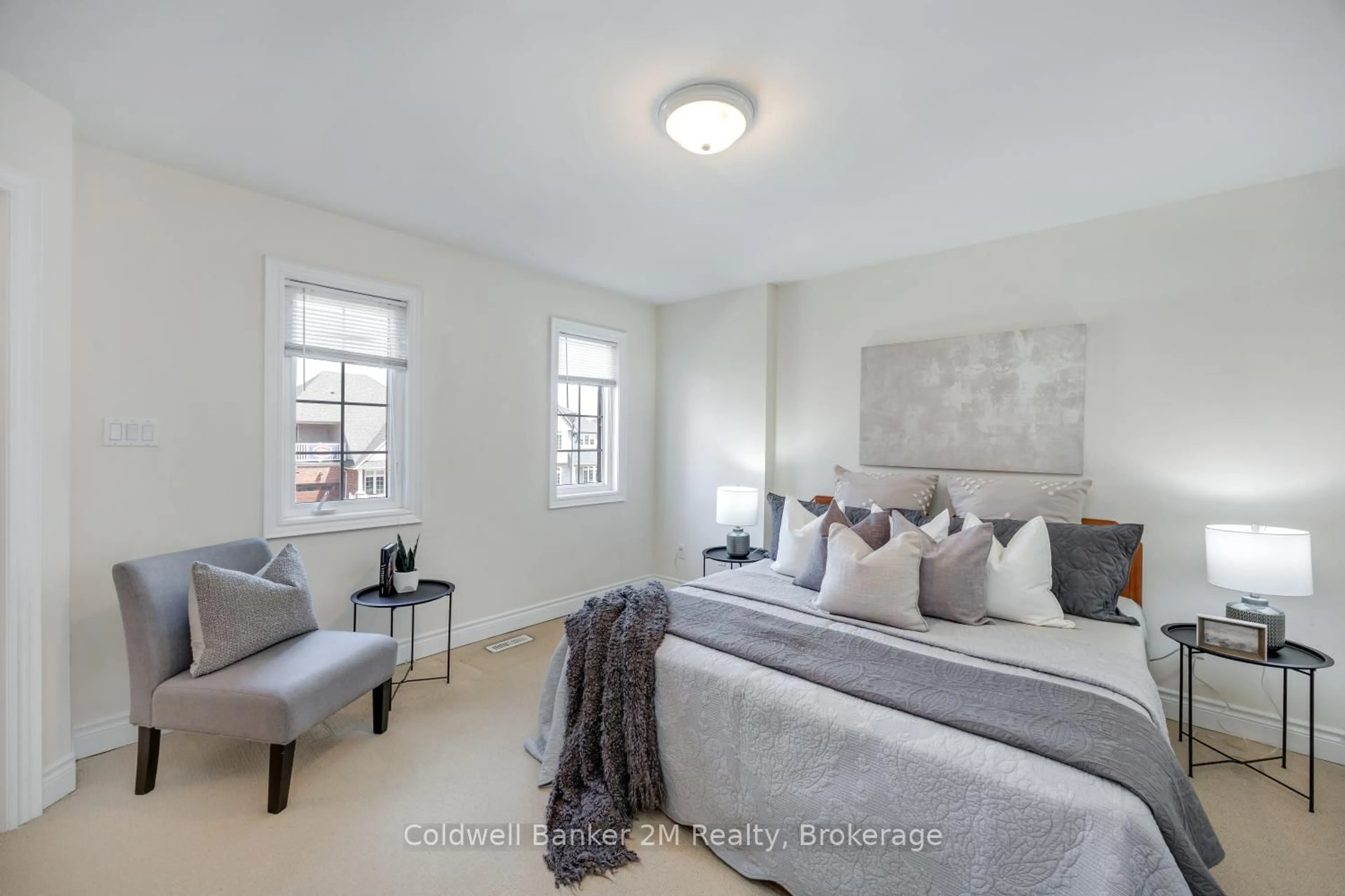 Bedroom with bed, unknown for 18 Corporal Patterson Lane, Clarington Ontario L1B 0A7