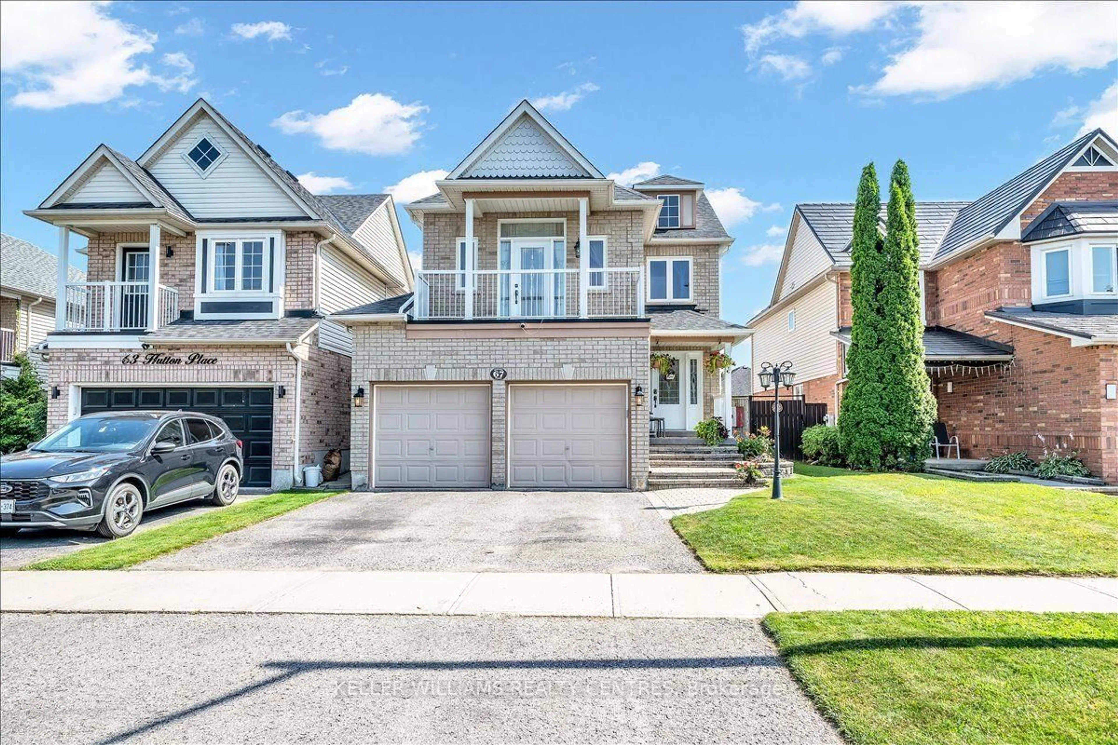 Home with brick exterior material, street for 67 Hutton Pl, Clarington Ontario L1C 5H5