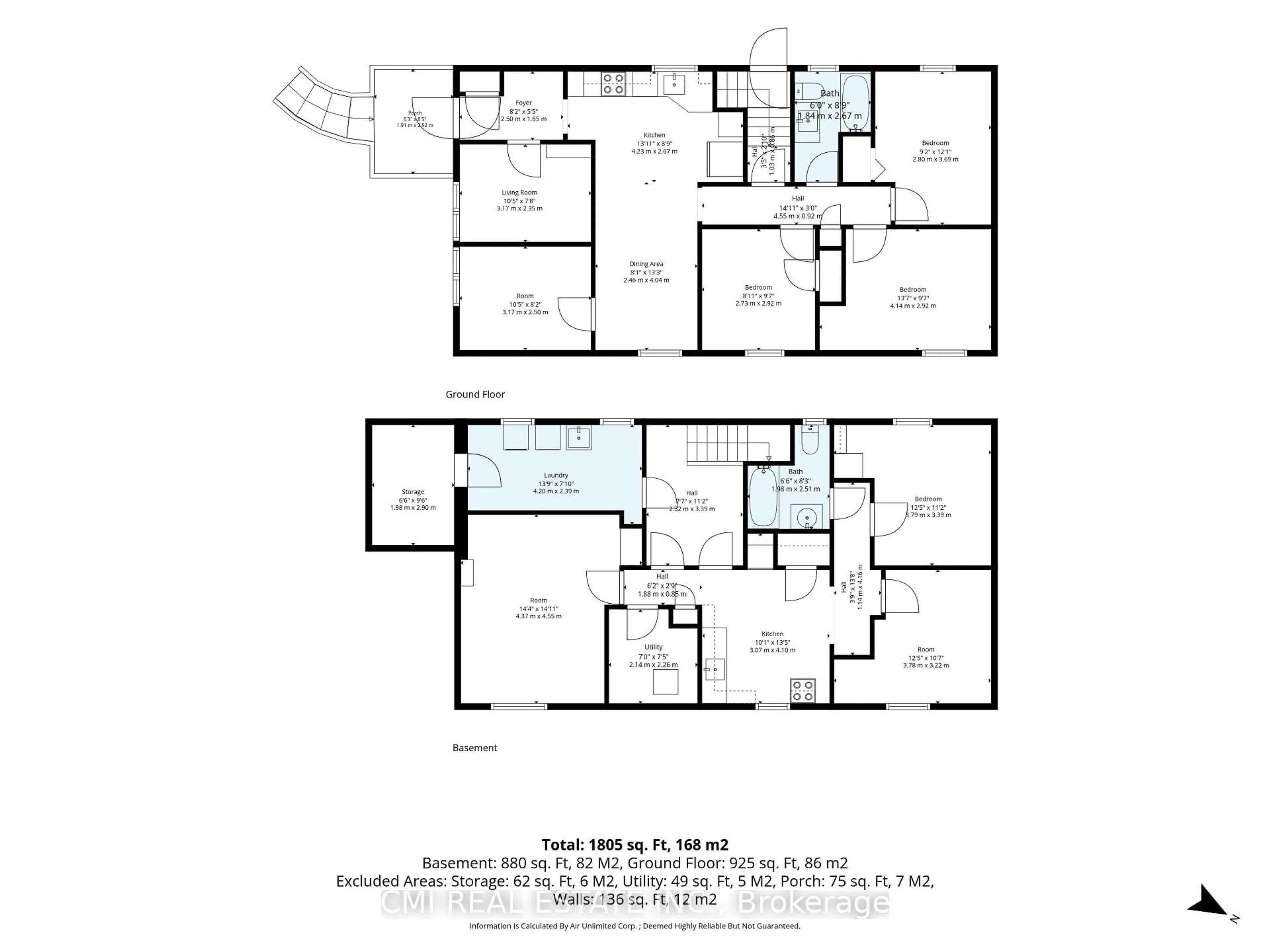 Floor plan for 106 Flora Dr, Toronto Ontario M1P 1A8