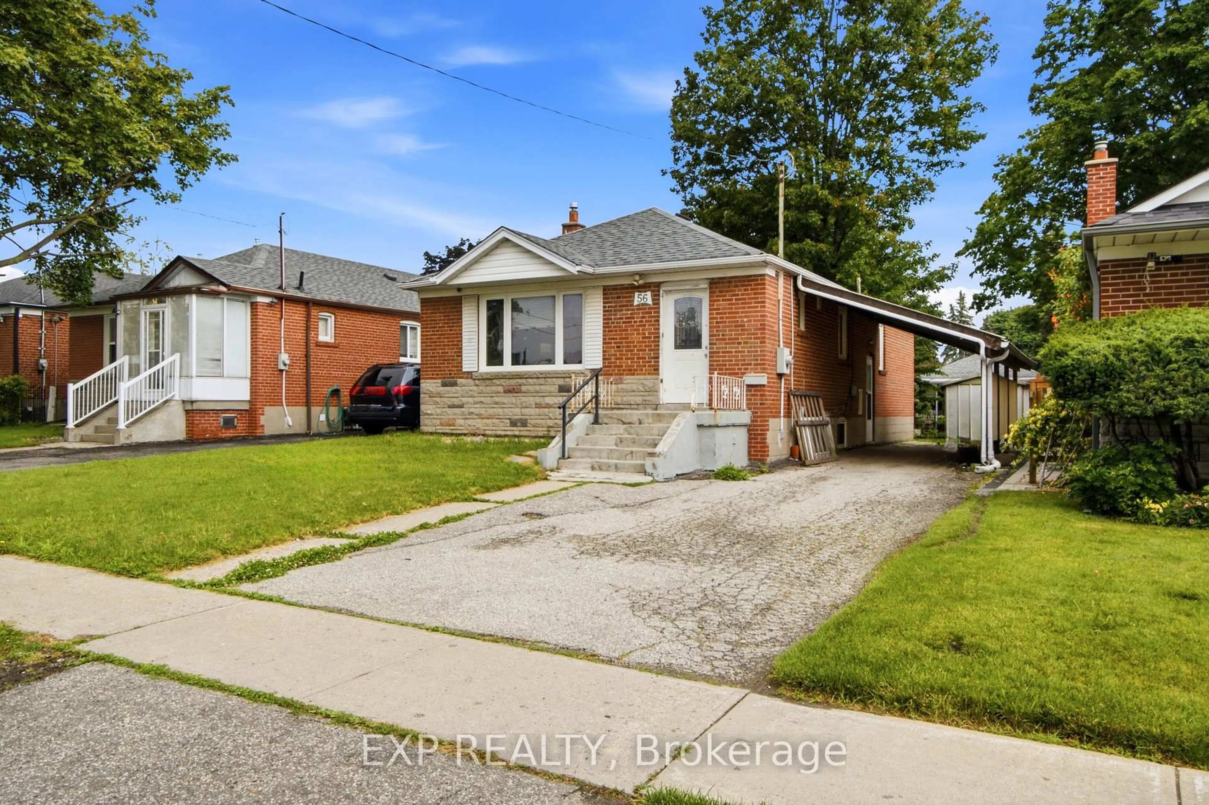 Home with brick exterior material, street for 56 Exford Dr, Toronto Ontario M1P 1M3
