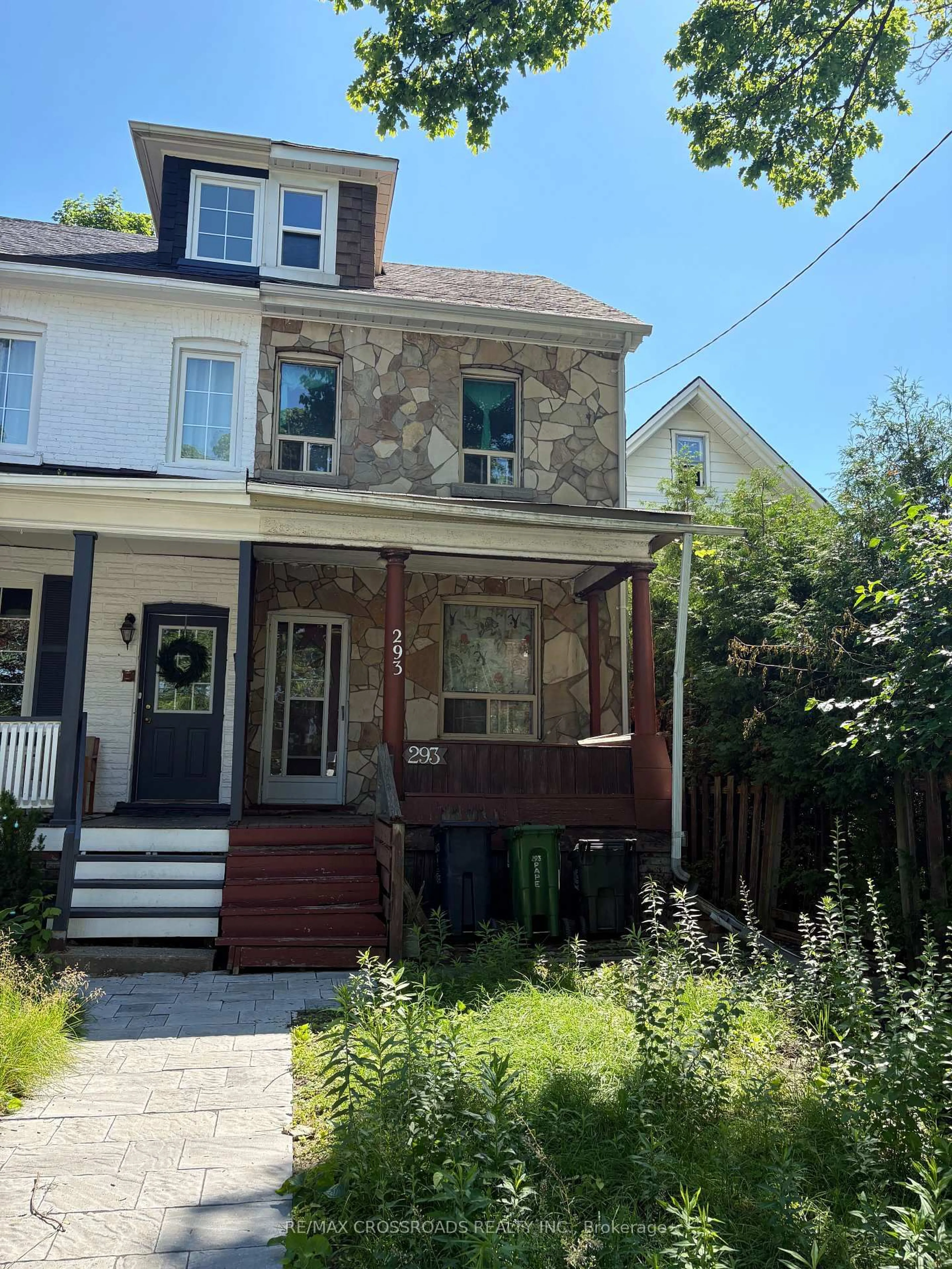 Home with brick exterior material, street for 293 Pape Ave, Toronto Ontario M4M 2W6
