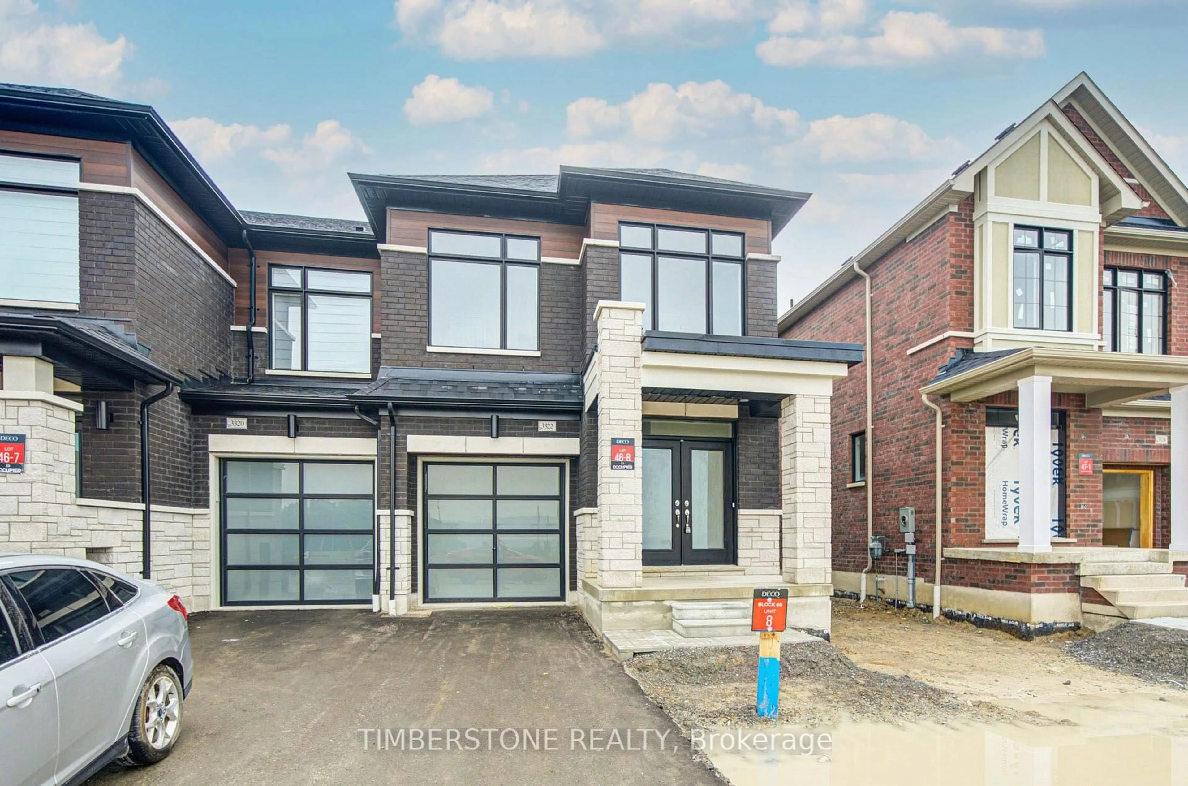 Home with brick exterior material, street for 3322 Sandalwood Rd, Pickering Ontario L1X 0J2