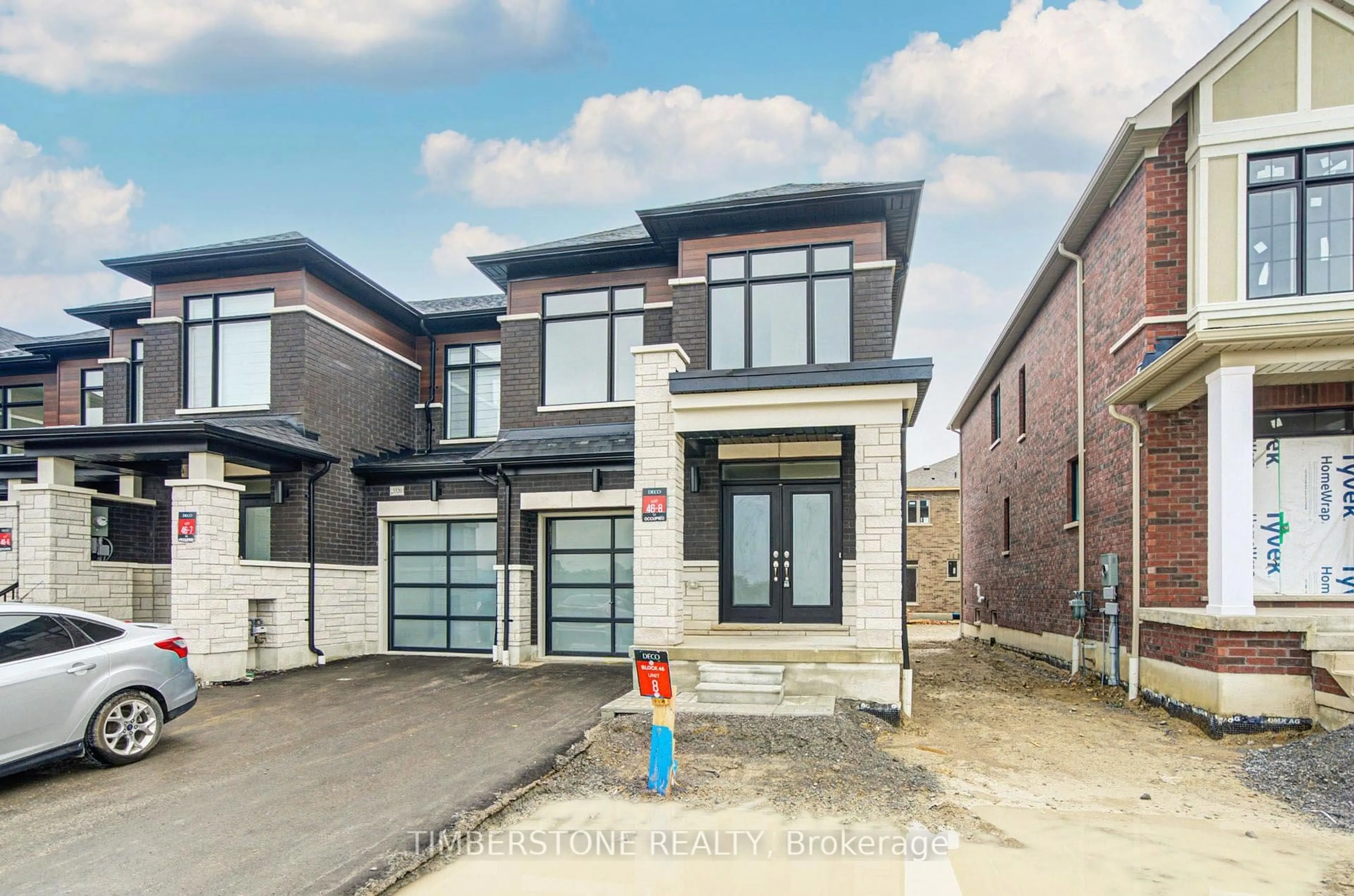 Home with brick exterior material, street for 3322 Sandalwood Rd, Pickering Ontario L1X 0J2