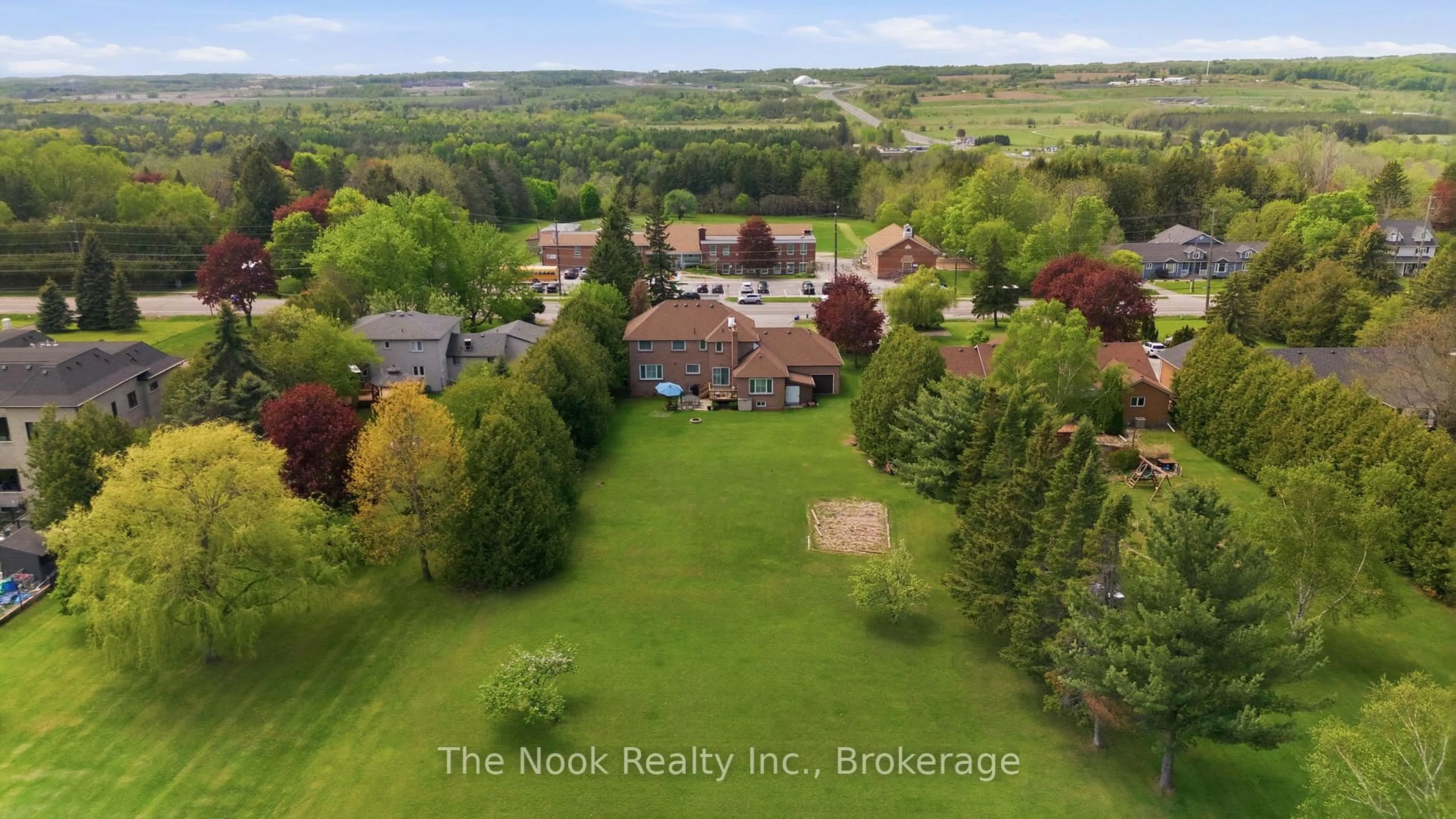 A pic from outside/outdoor area/front of a property/back of a property/a pic from drone, water/lake/river/ocean view for 3555 Westney Rd, Pickering Ontario L0H 1H0