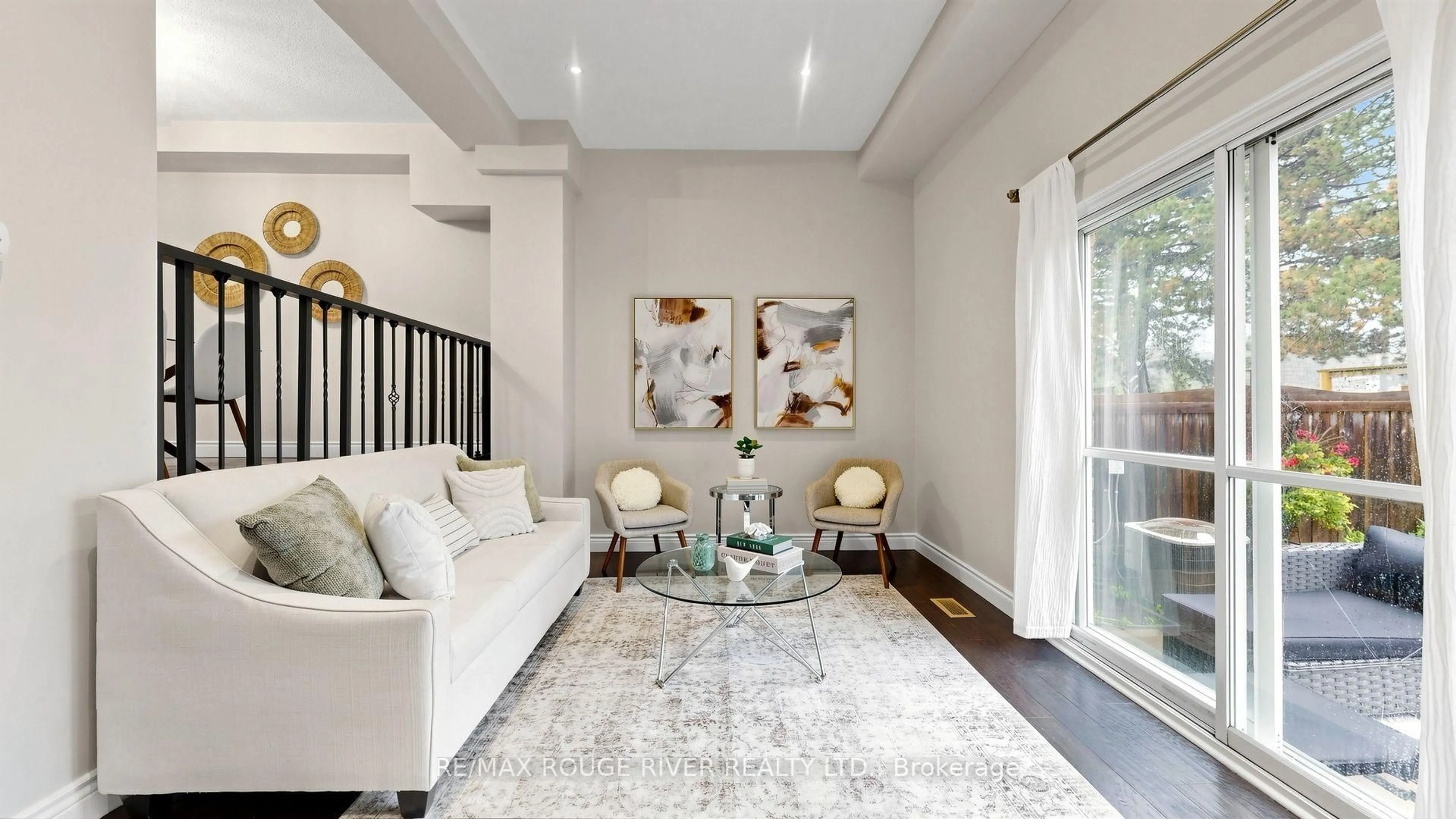 Living room with furniture, unknown for 121 Centennial Rd #55, Toronto Ontario M1C 1Z7