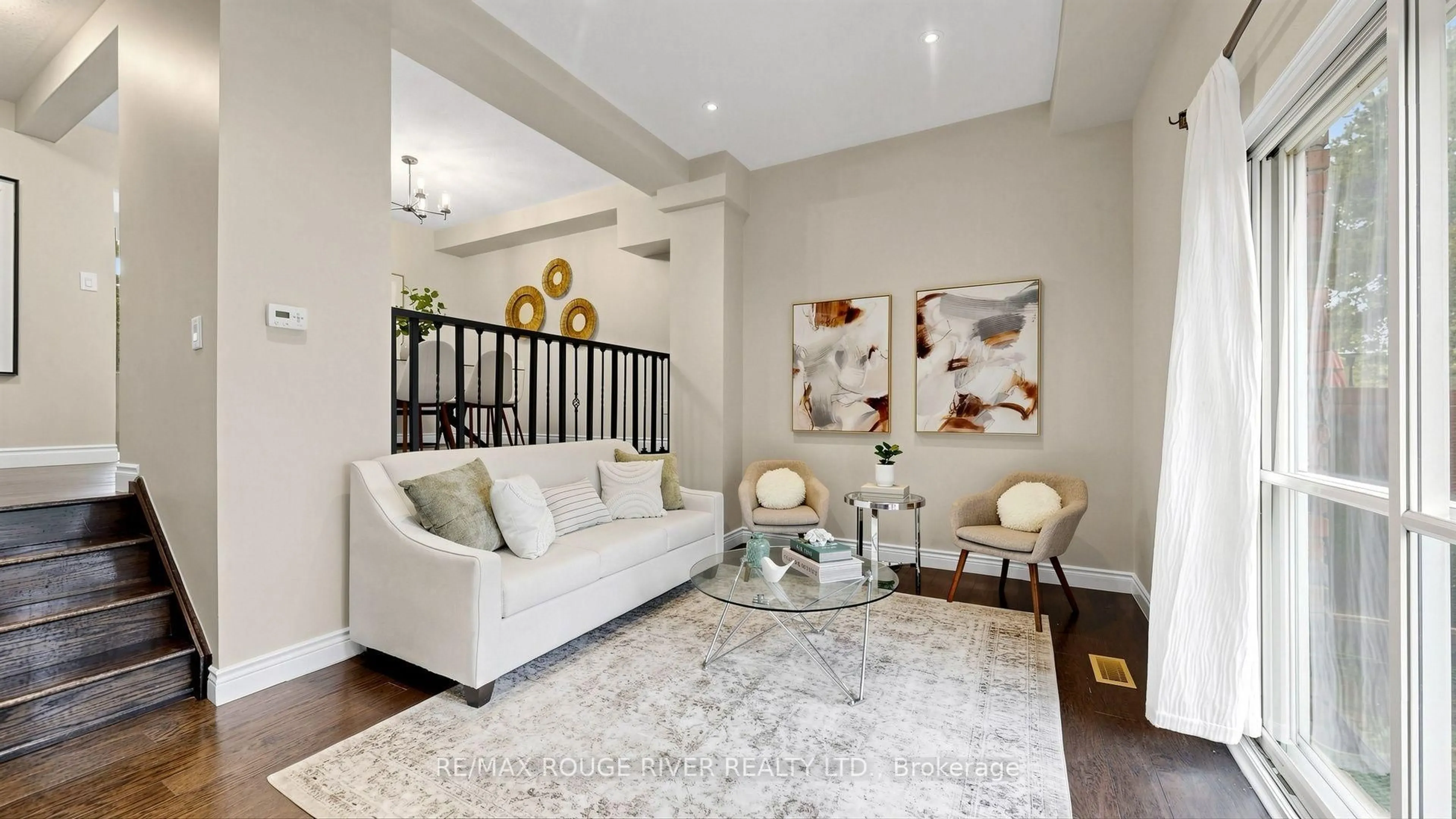 Living room with furniture, unknown for 121 Centennial Rd #55, Toronto Ontario M1C 1Z7