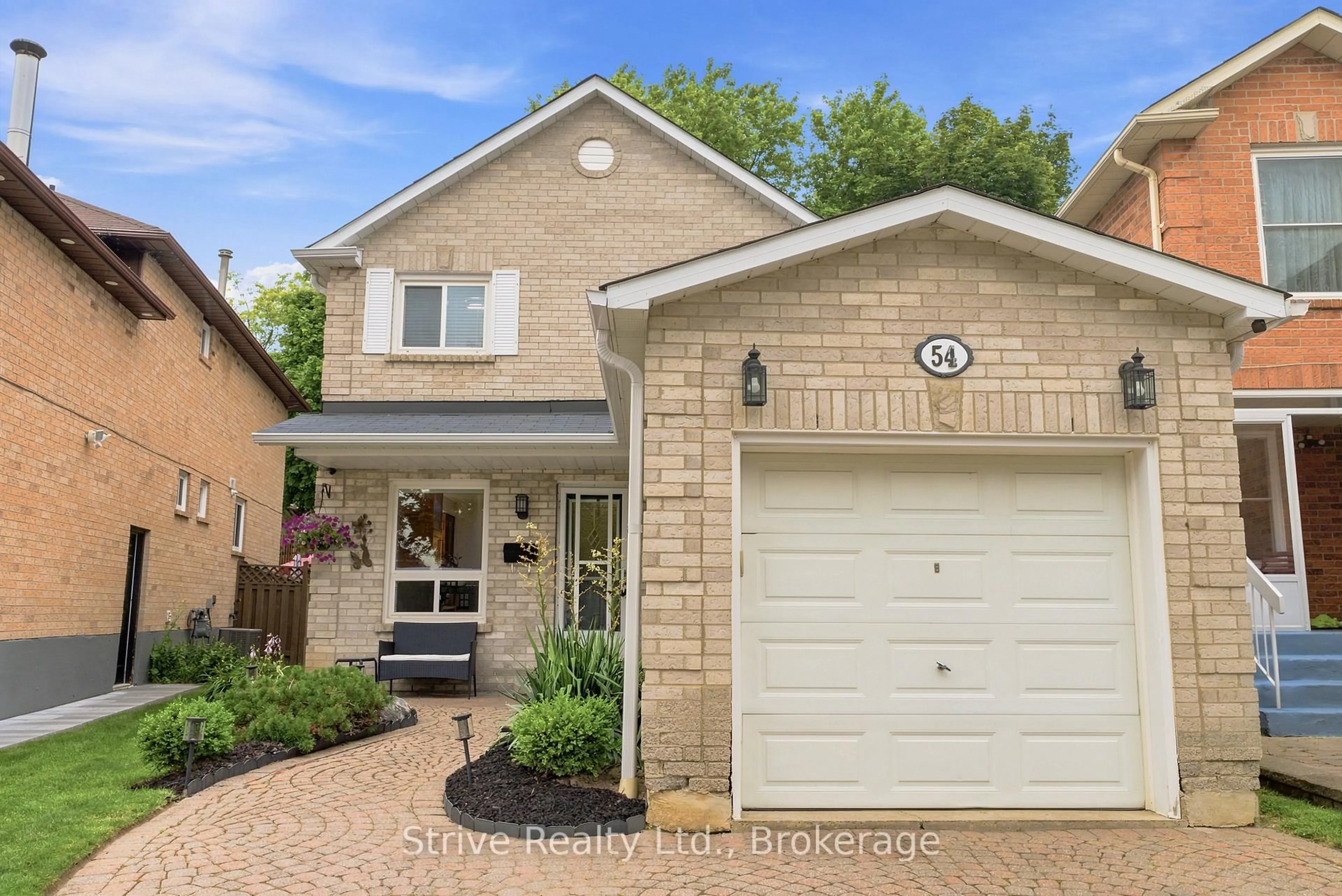 Home with brick exterior material, street for 54 Deverill Cres, Ajax Ontario L1T 1S7