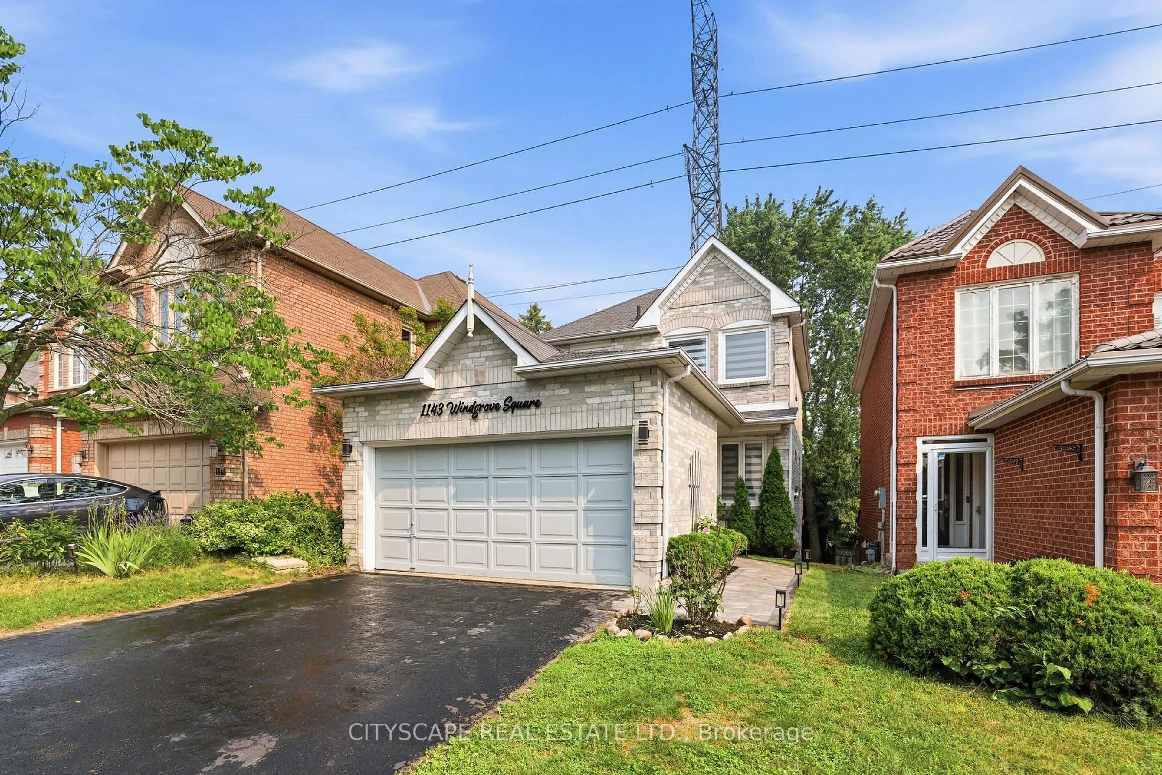 Home with brick exterior material, street for 1143 Windgrove Sq, Pickering Ontario L1X 2S5