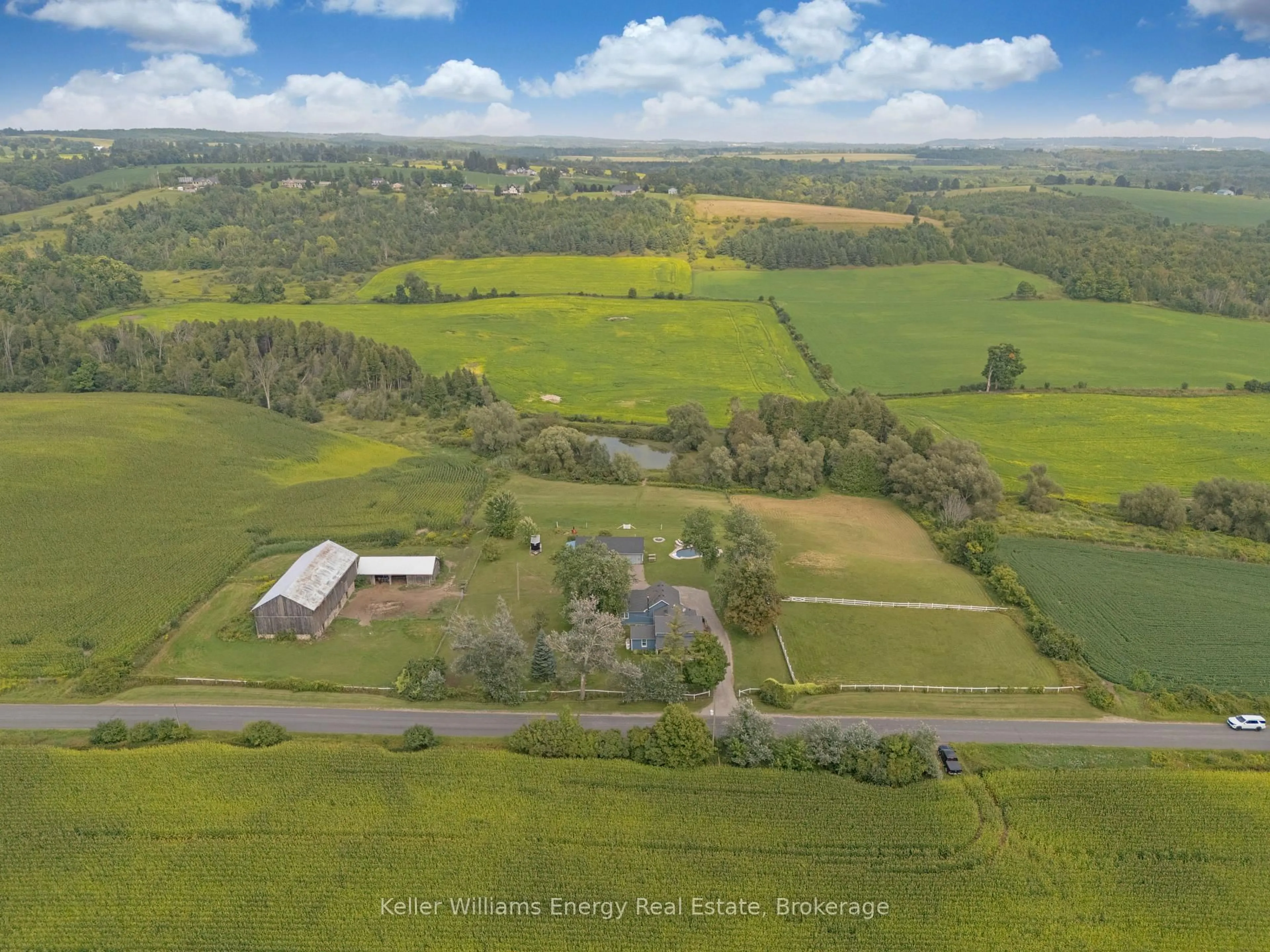 A pic from outside/outdoor area/front of a property/back of a property/a pic from drone, unknown for 7483 Bethesda Rd, Clarington Ontario L1C 3K6