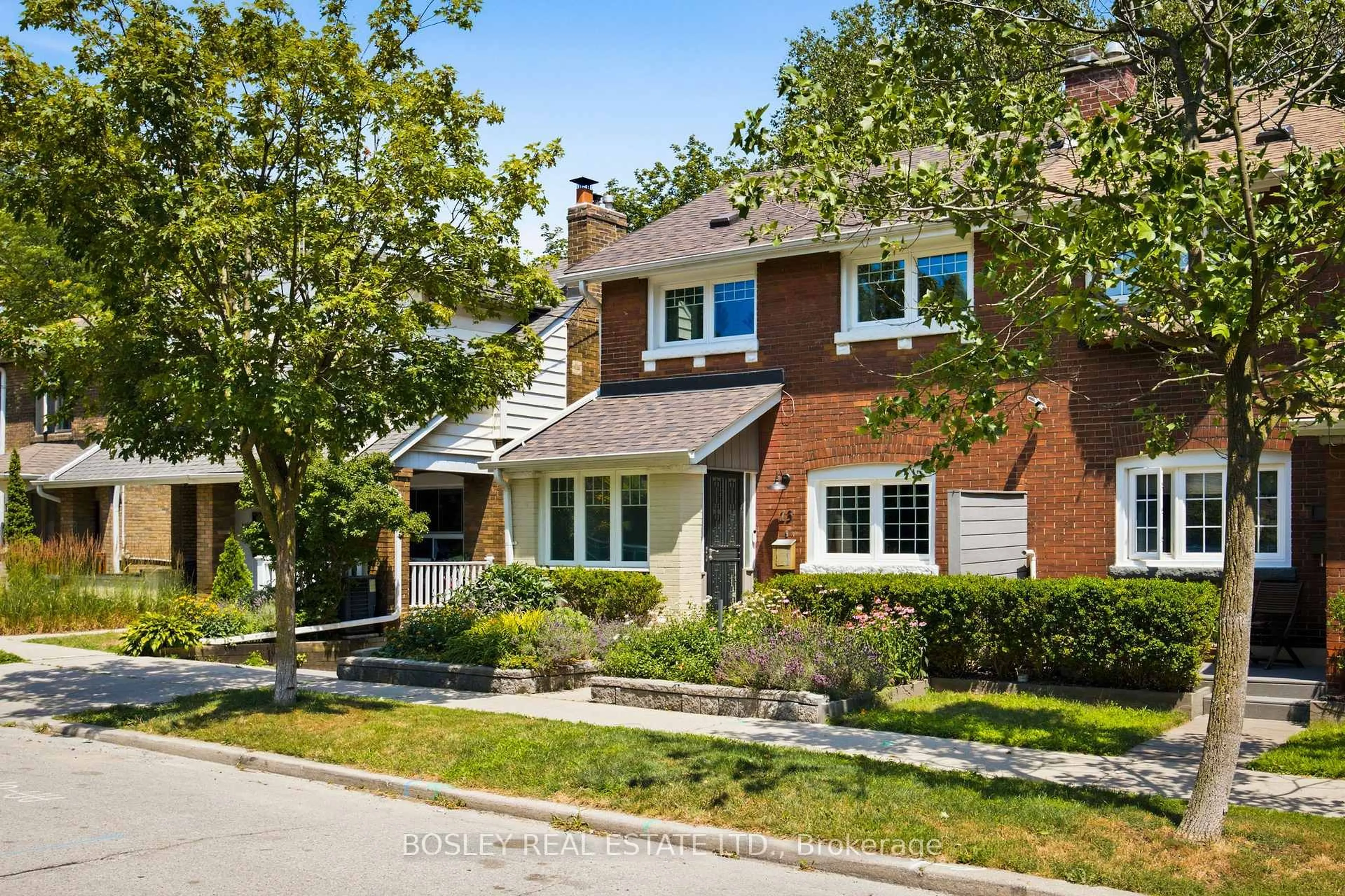 Home with brick exterior material, street for 13 Aldridge Ave, Toronto Ontario M4C 3W3