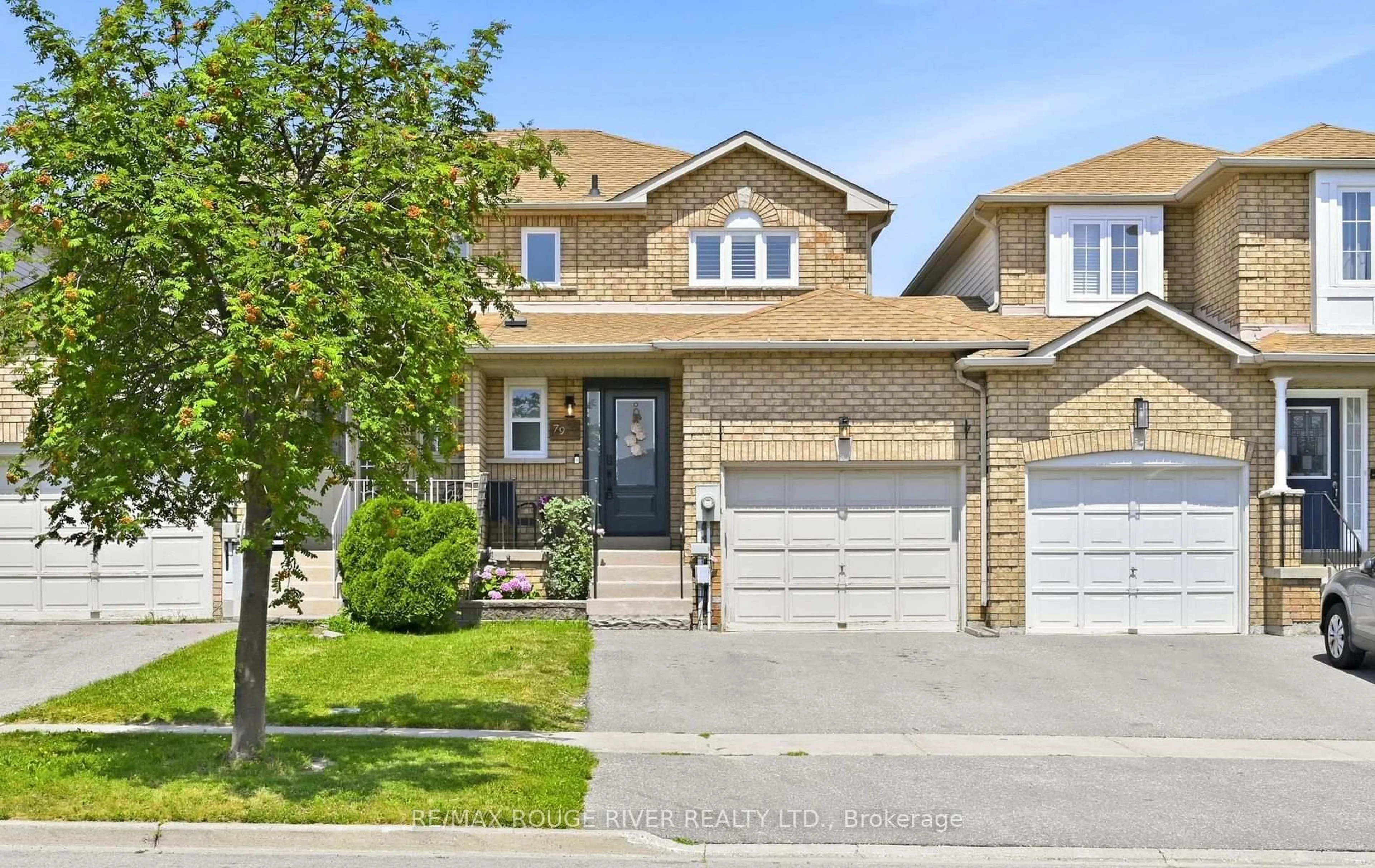 Home with brick exterior material, street for 79 Somerscales Dr, Clarington Ontario L1C 5B7