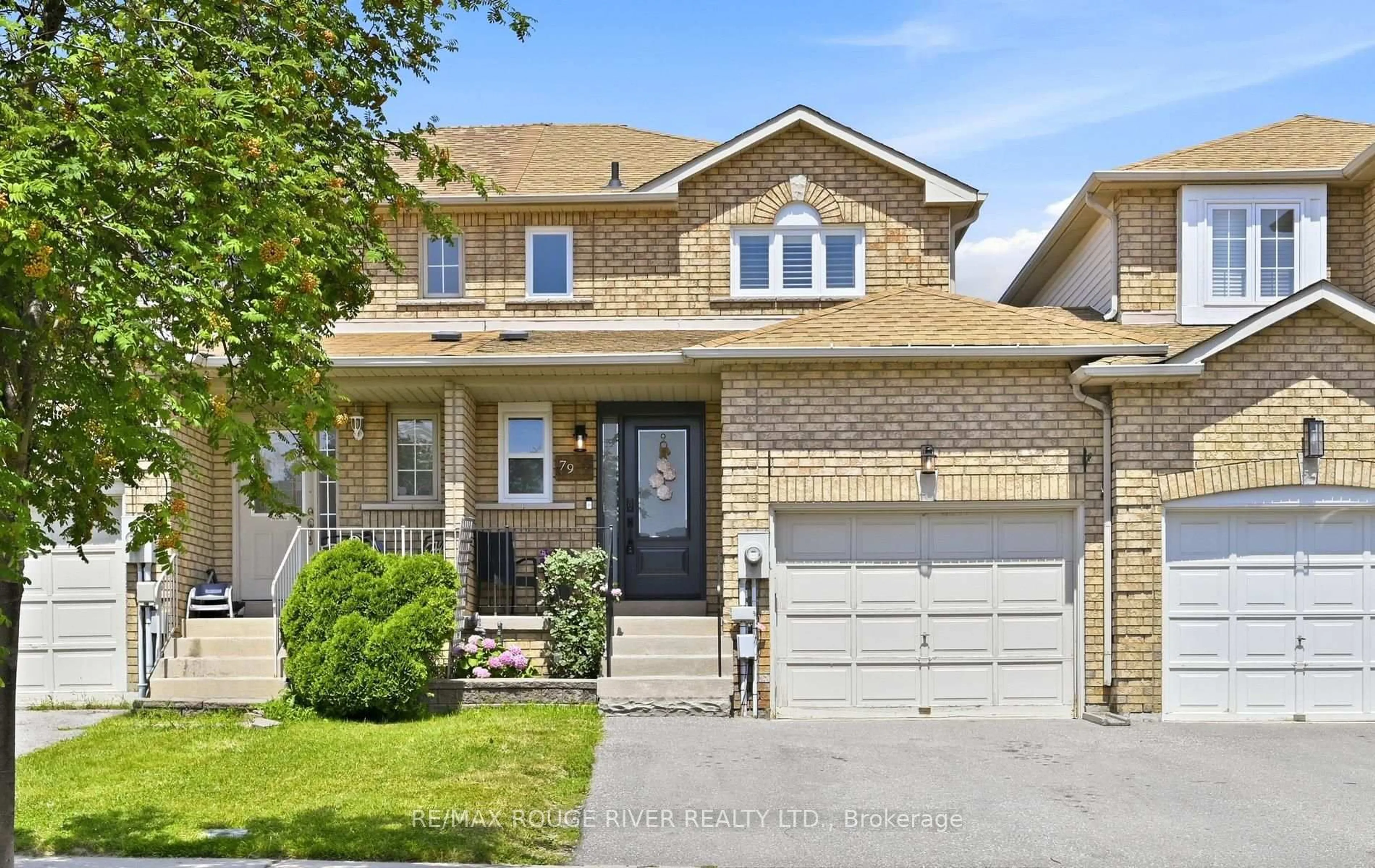 Home with brick exterior material, street for 79 Somerscales Dr, Clarington Ontario L1C 5B7