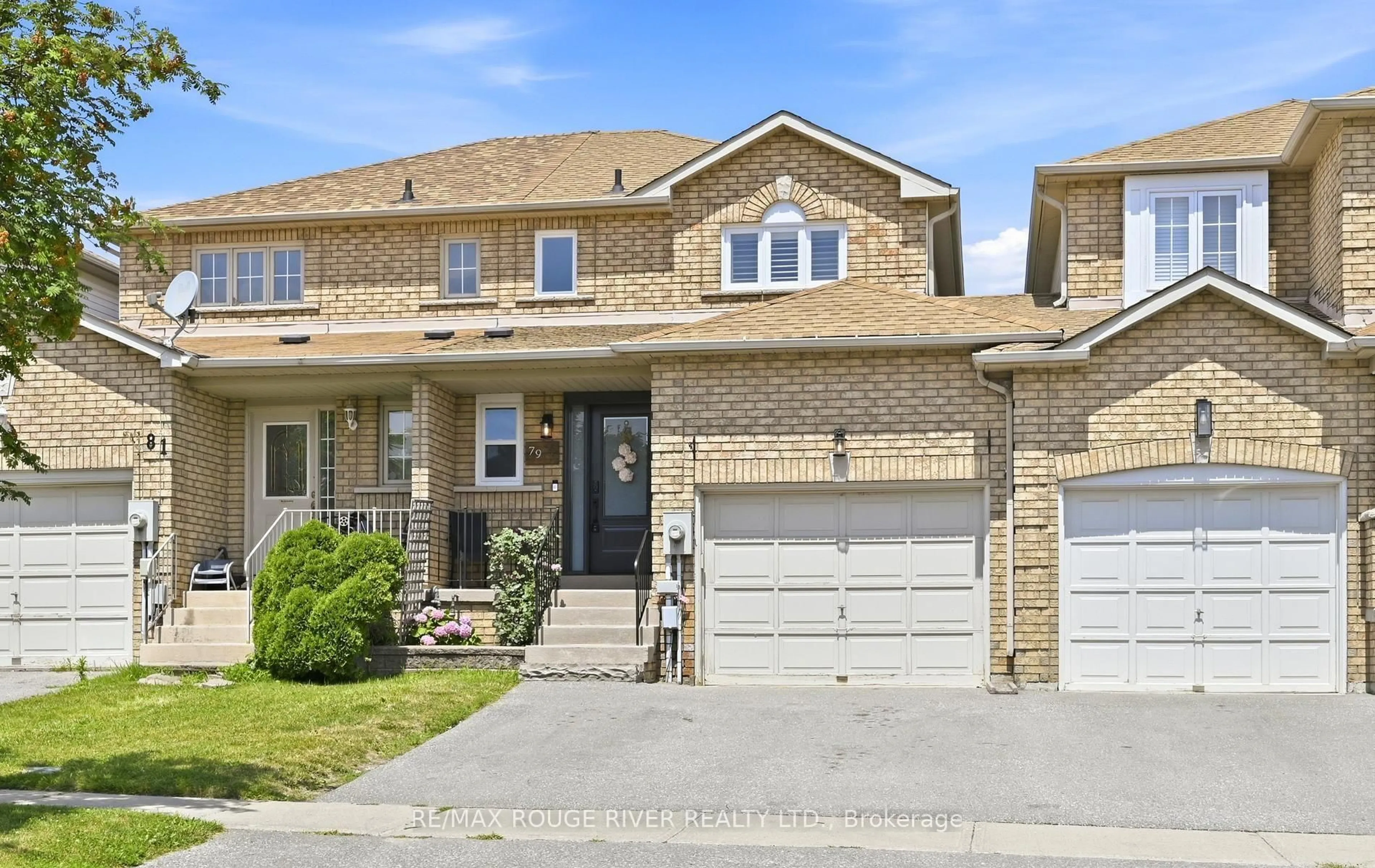 Home with brick exterior material, street for 79 Somerscales Dr, Clarington Ontario L1C 5B7