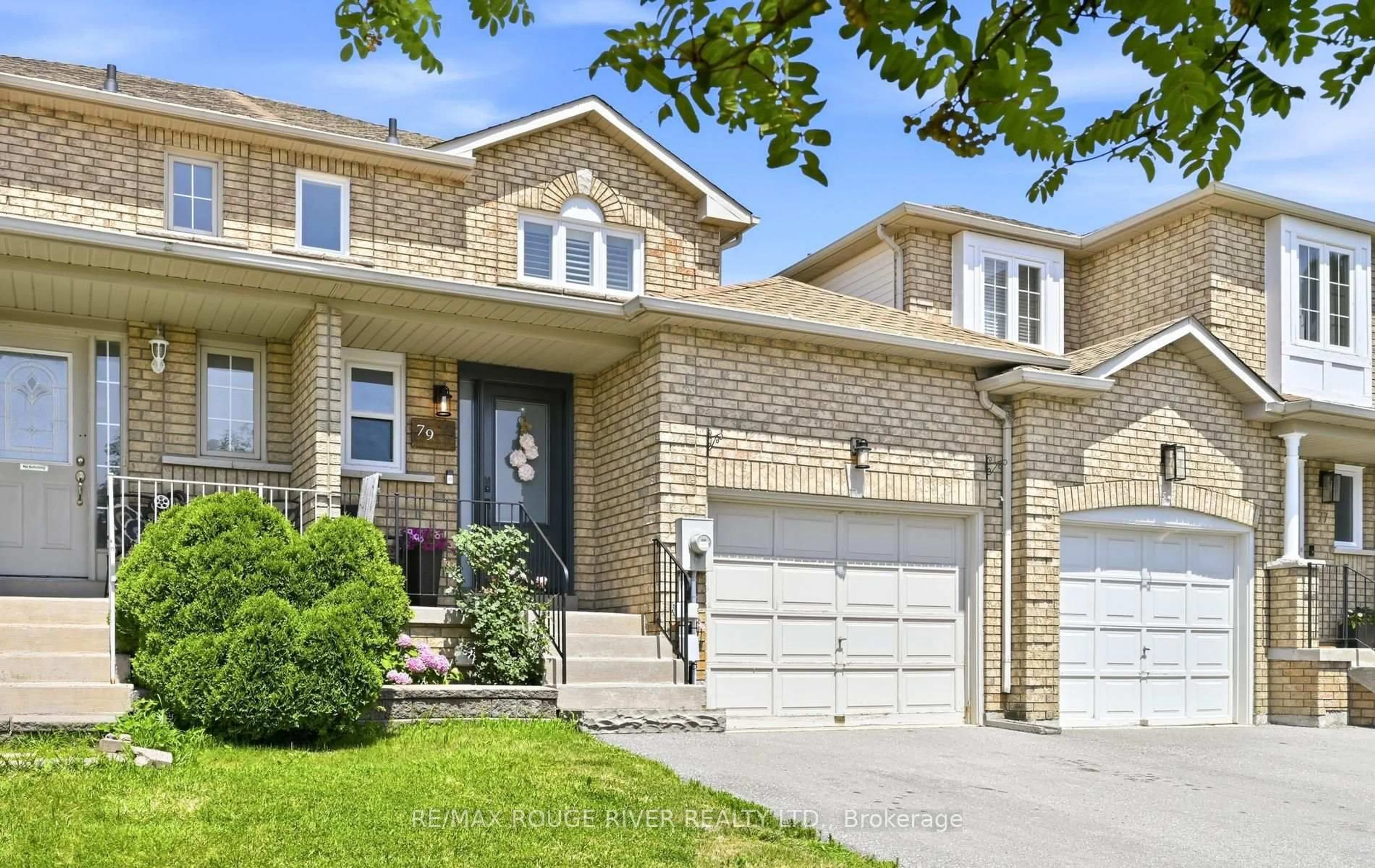 Home with brick exterior material, street for 79 Somerscales Dr, Clarington Ontario L1C 5B7