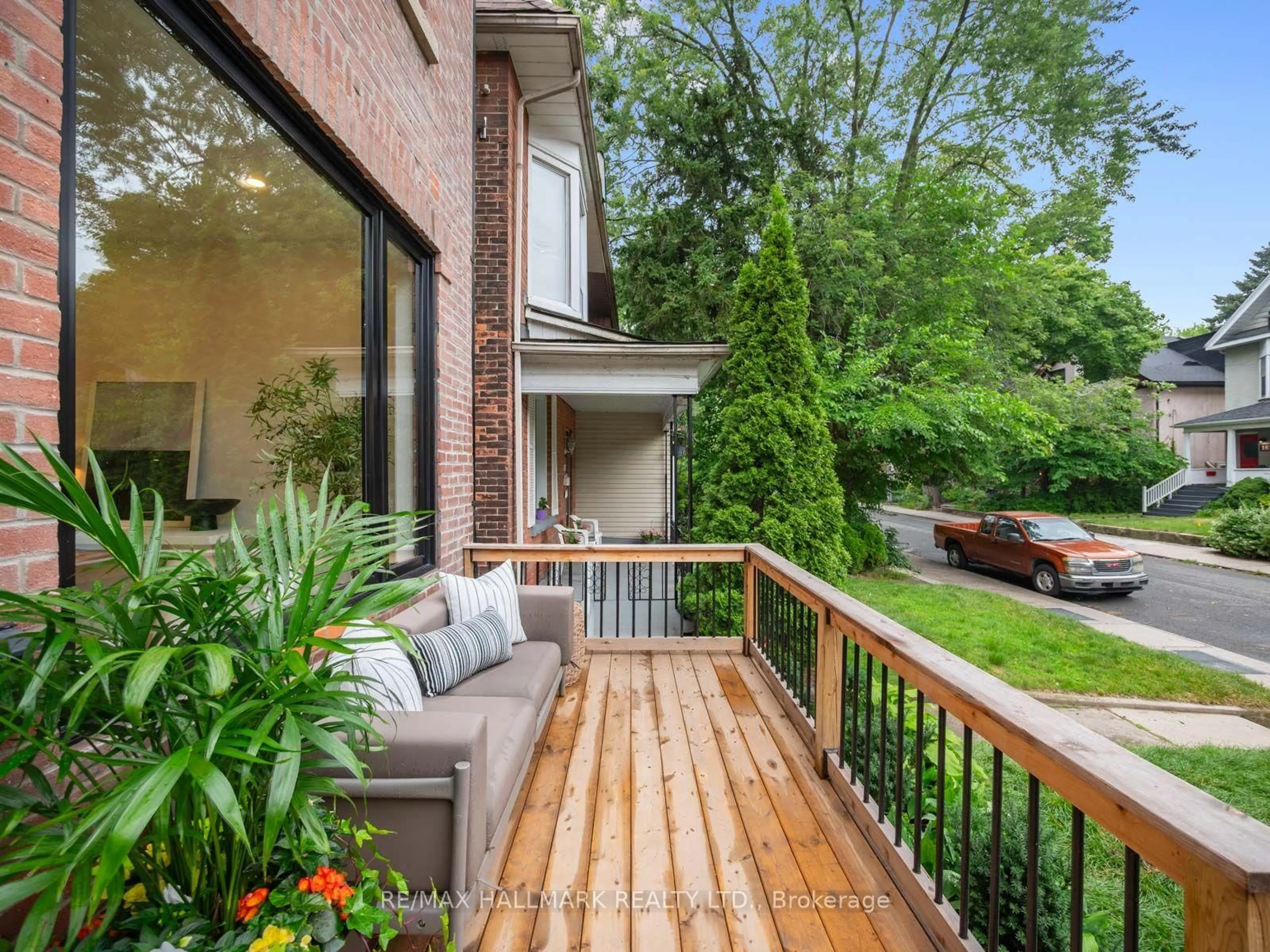 Home with brick exterior material, street for 149 Victor Ave, Toronto Ontario M4K 1A9
