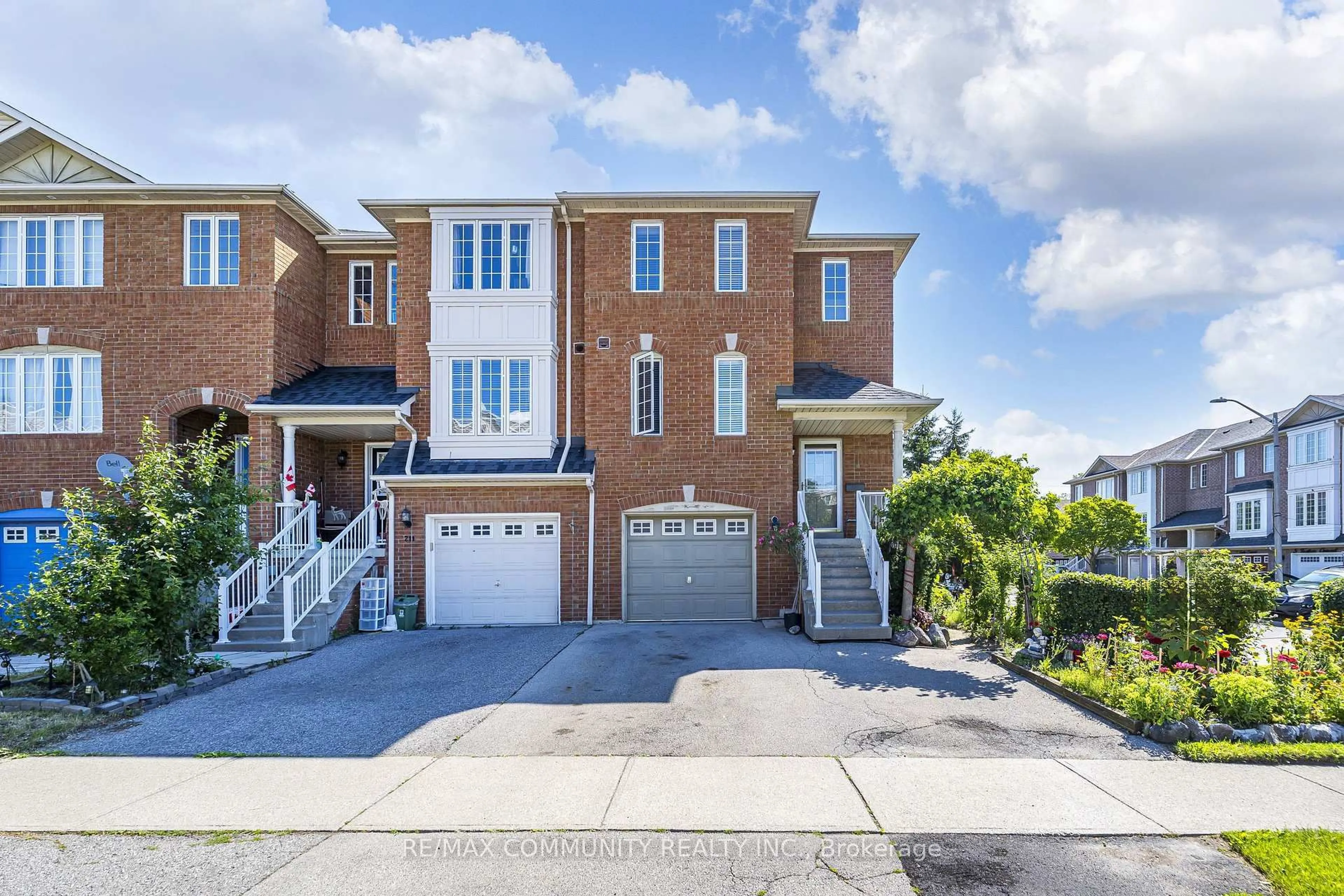 Home with brick exterior material, street for 209 Old Harwood Ave, Ajax Ontario L1Z 1N7