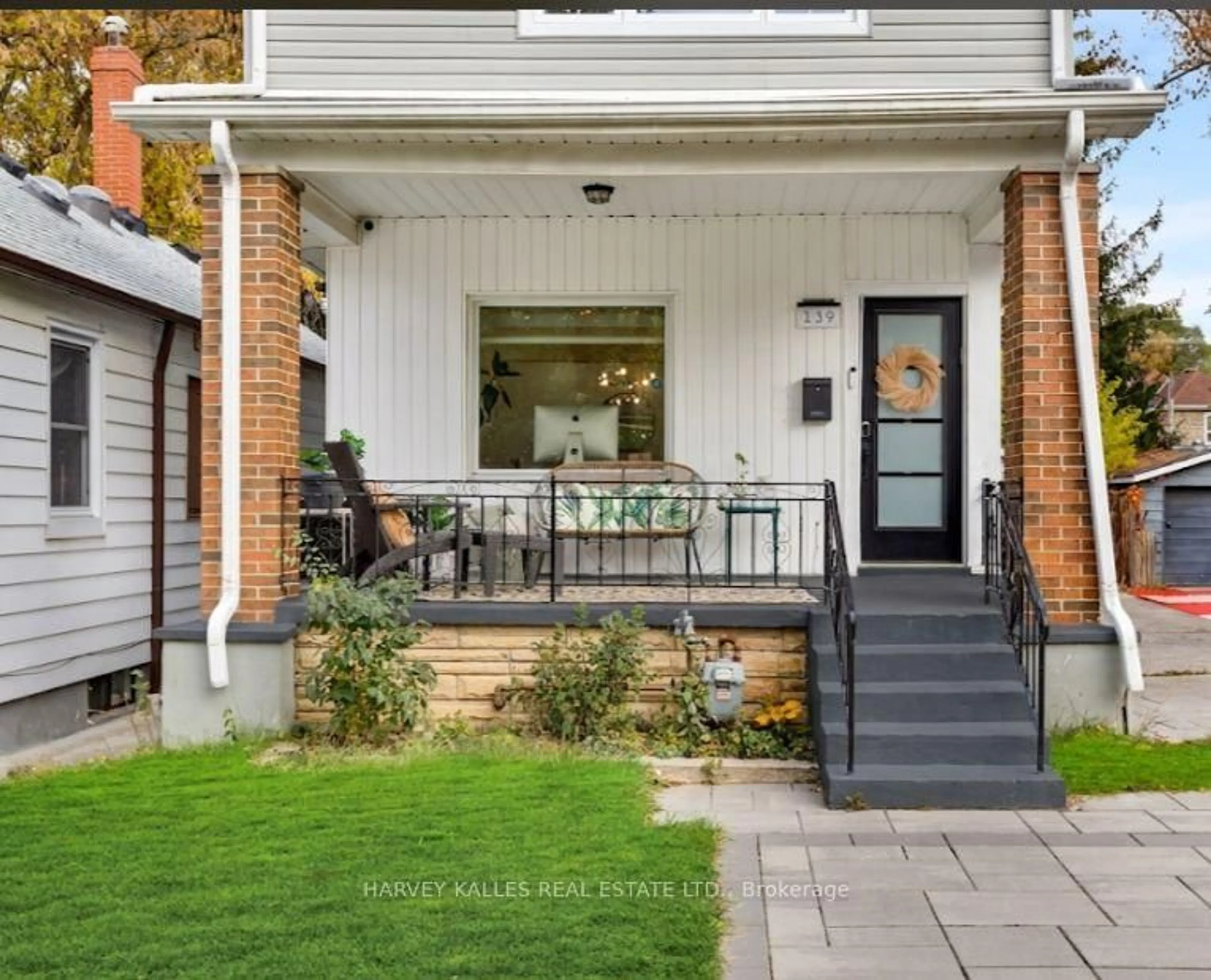 Home with brick exterior material, street for 139 King Edward Ave, Toronto Ontario M4C 5J7