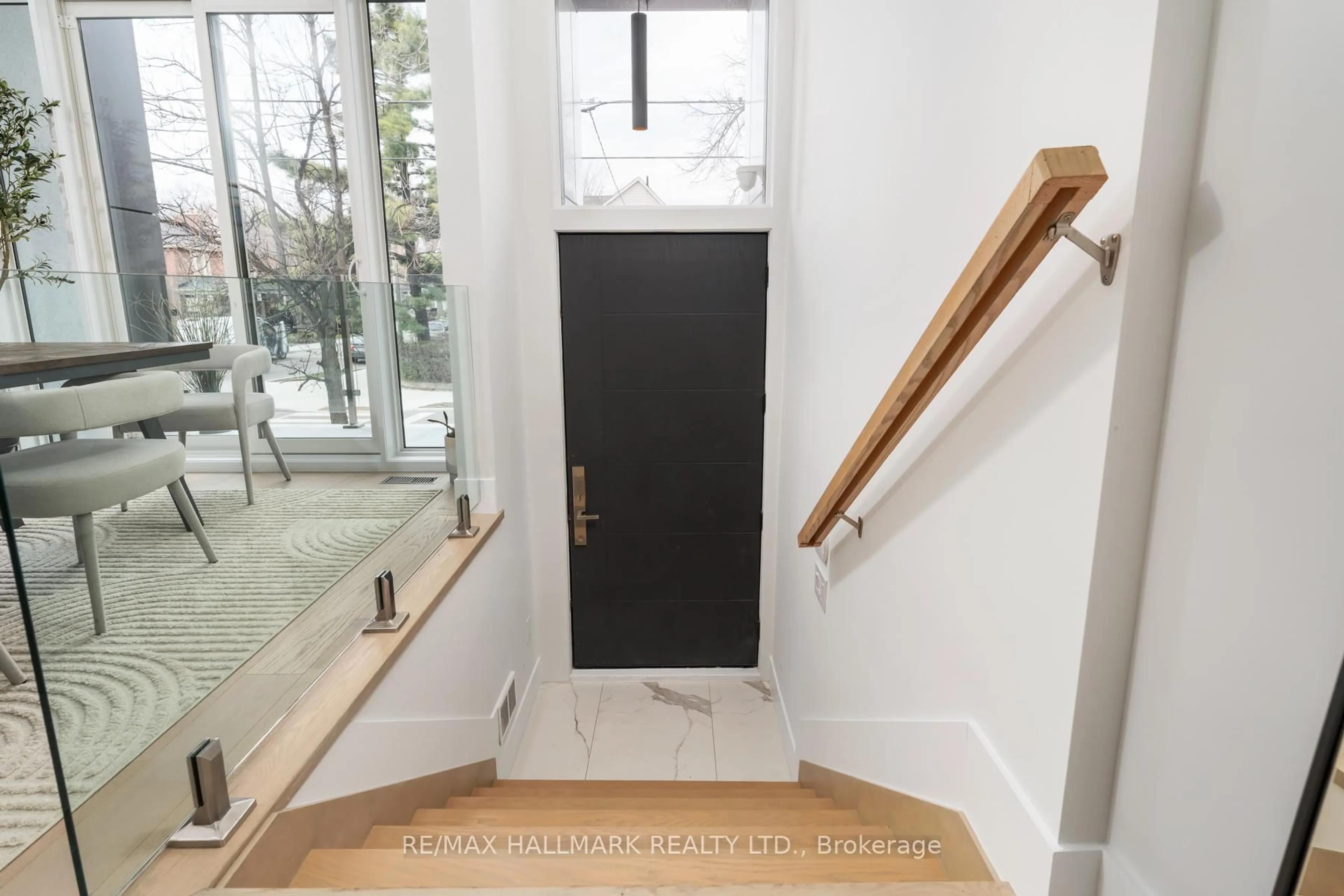 Indoor entryway for 167 Sammon Ave, Toronto Ontario M4J 1Z1