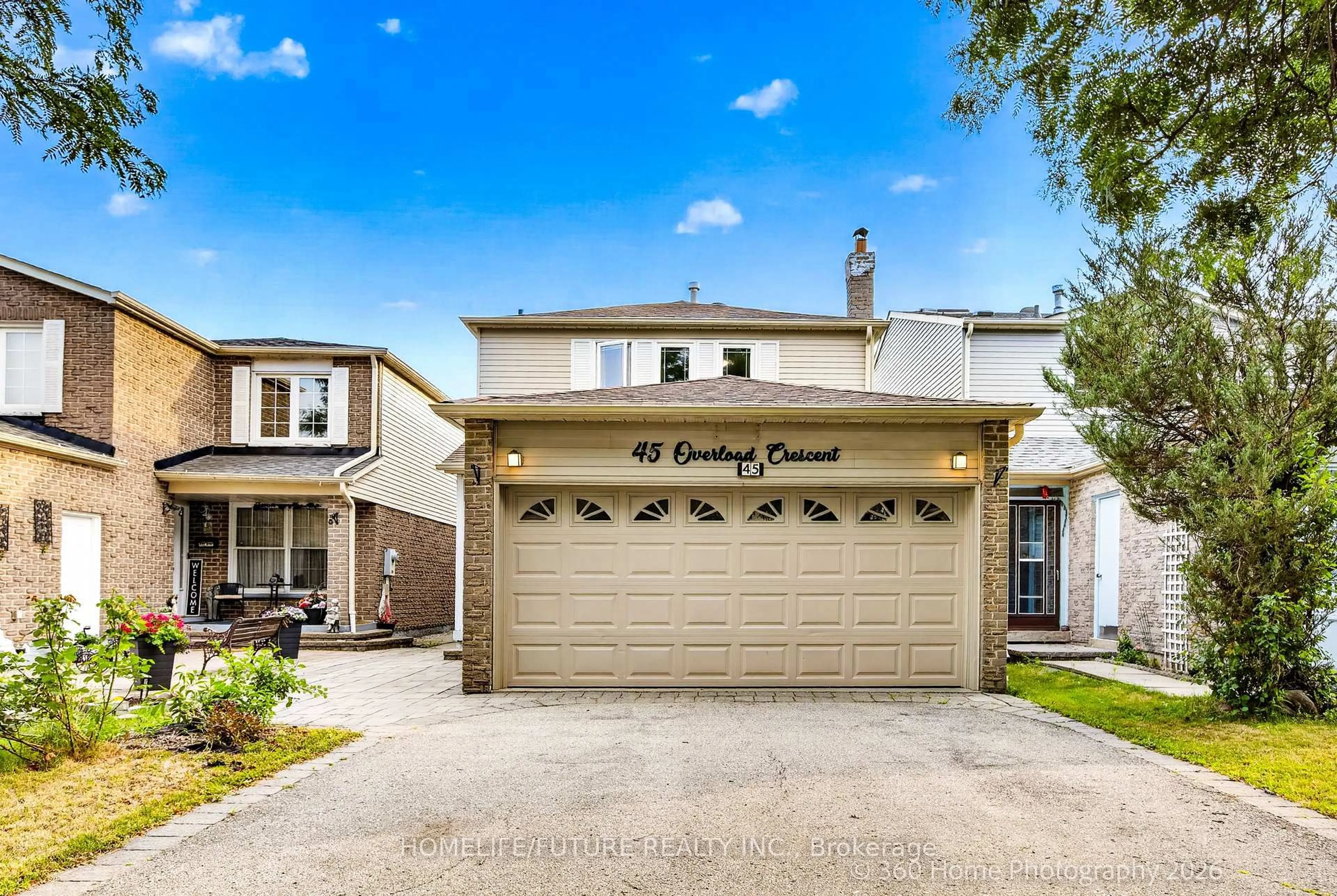 Home with brick exterior material, street for 45 Overlord Cres, Toronto Ontario M1B 4P6