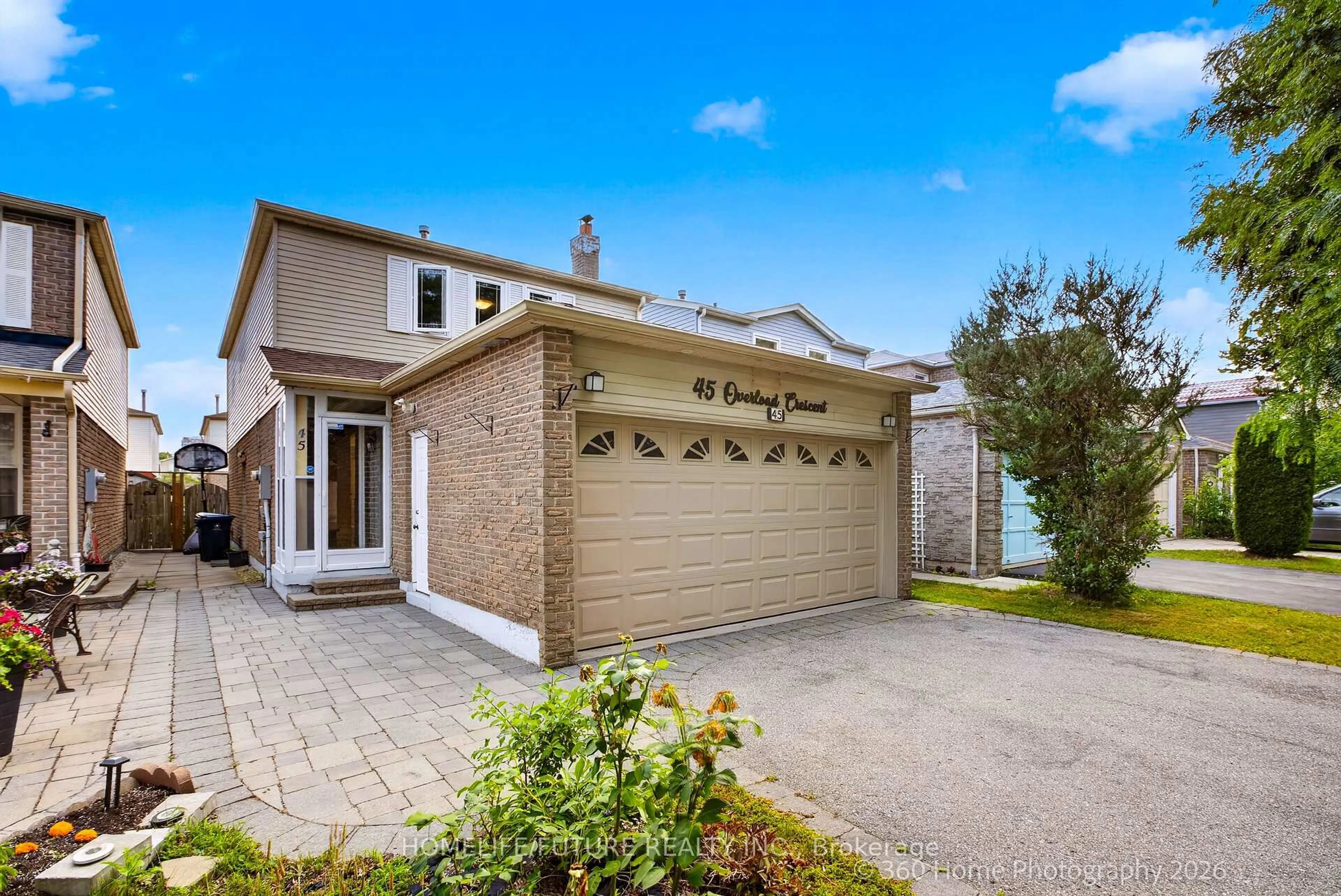 Home with brick exterior material, street for 45 Overlord Cres, Toronto Ontario M1B 4P6