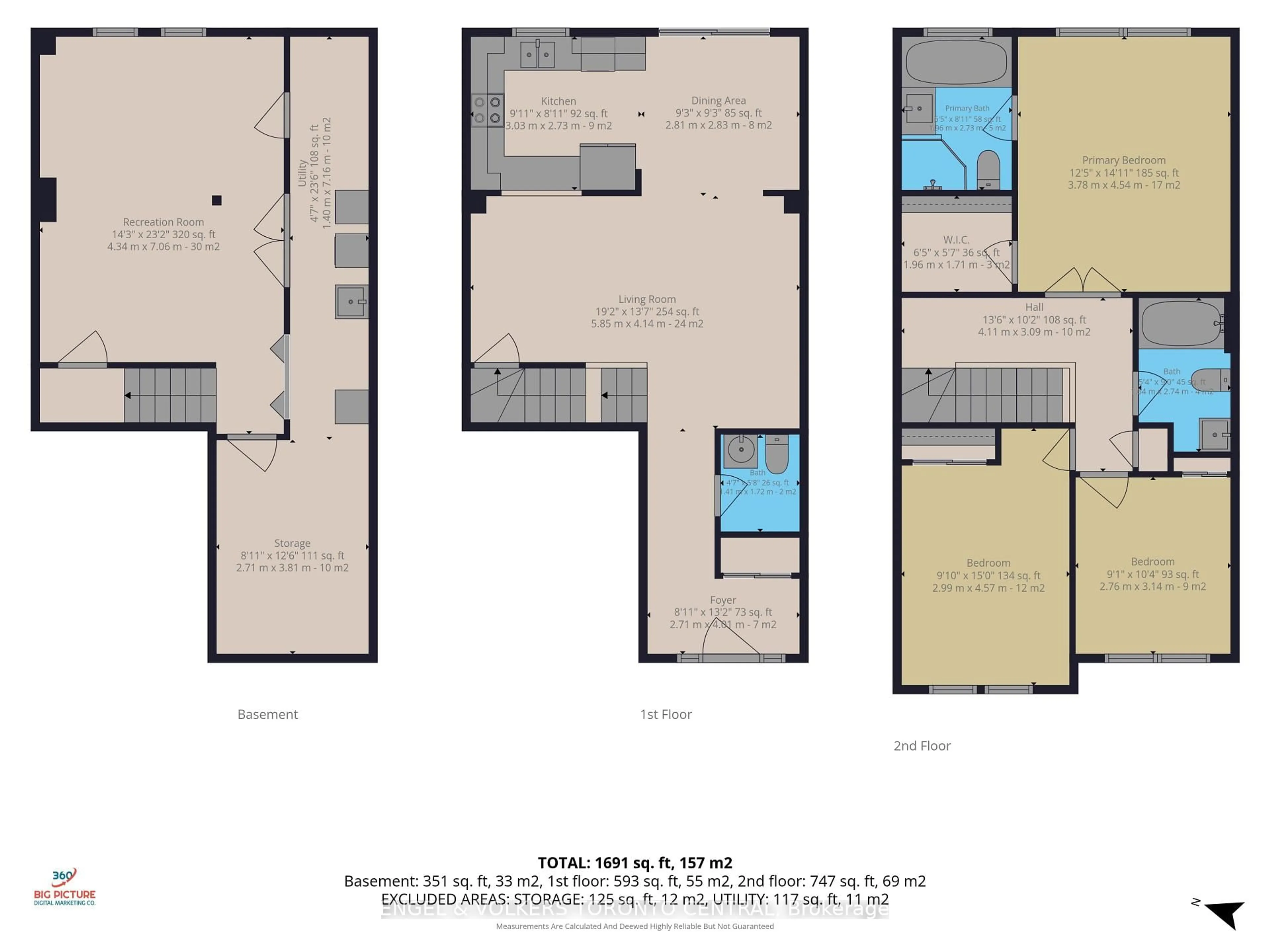 Floor plan for 1511 Glenbourne Dr, Oshawa Ontario L1K 0M5