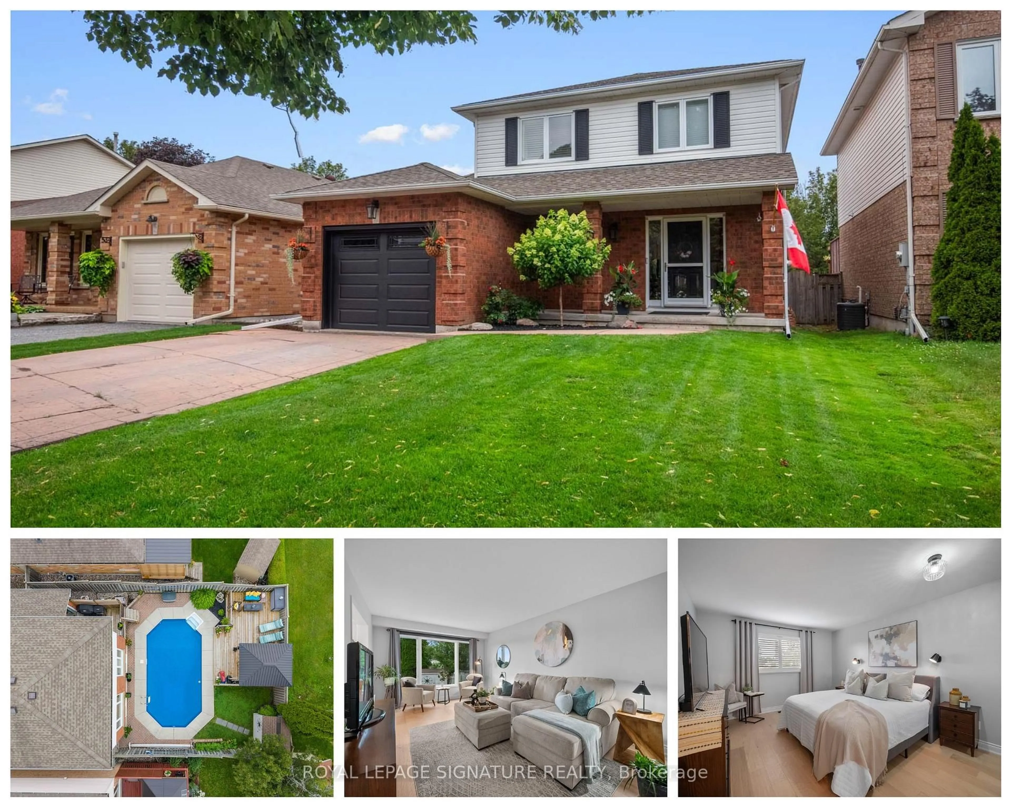 Home with brick exterior material, street for 51 Kintyre St, Clarington Ontario L1E 2E3