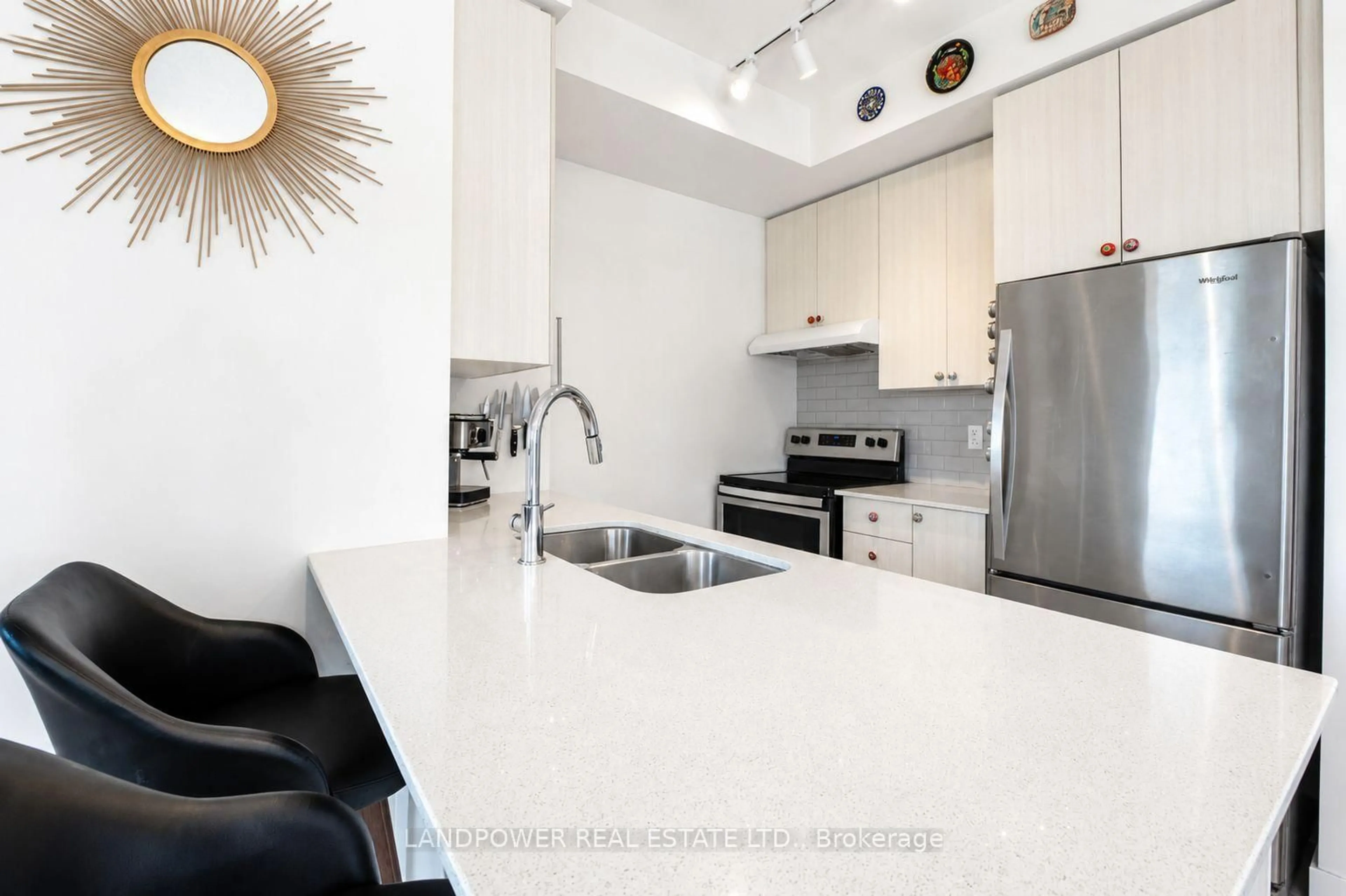 Open concept kitchen, unknown for 8 Trent Ave #824, Toronto Ontario M4C 5C6