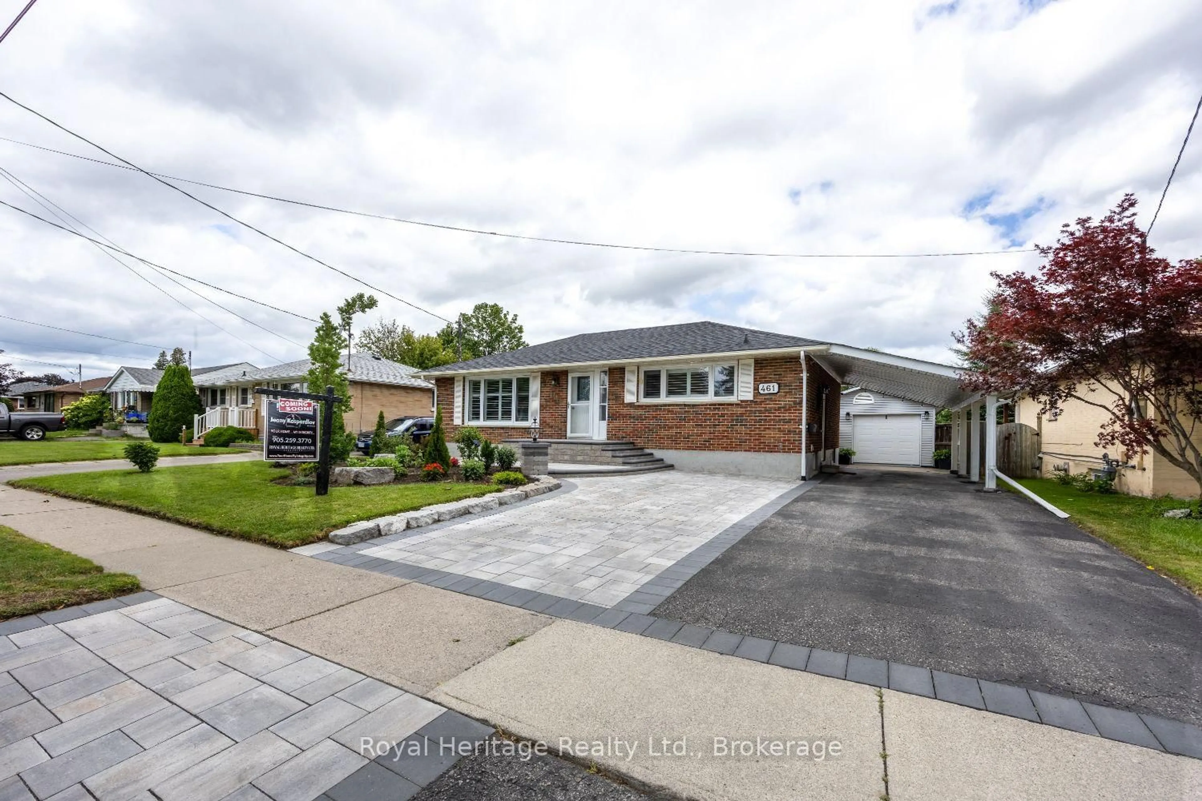 Home with brick exterior material, street for 461 Gibbons St, Oshawa Ontario L1J 4Z3