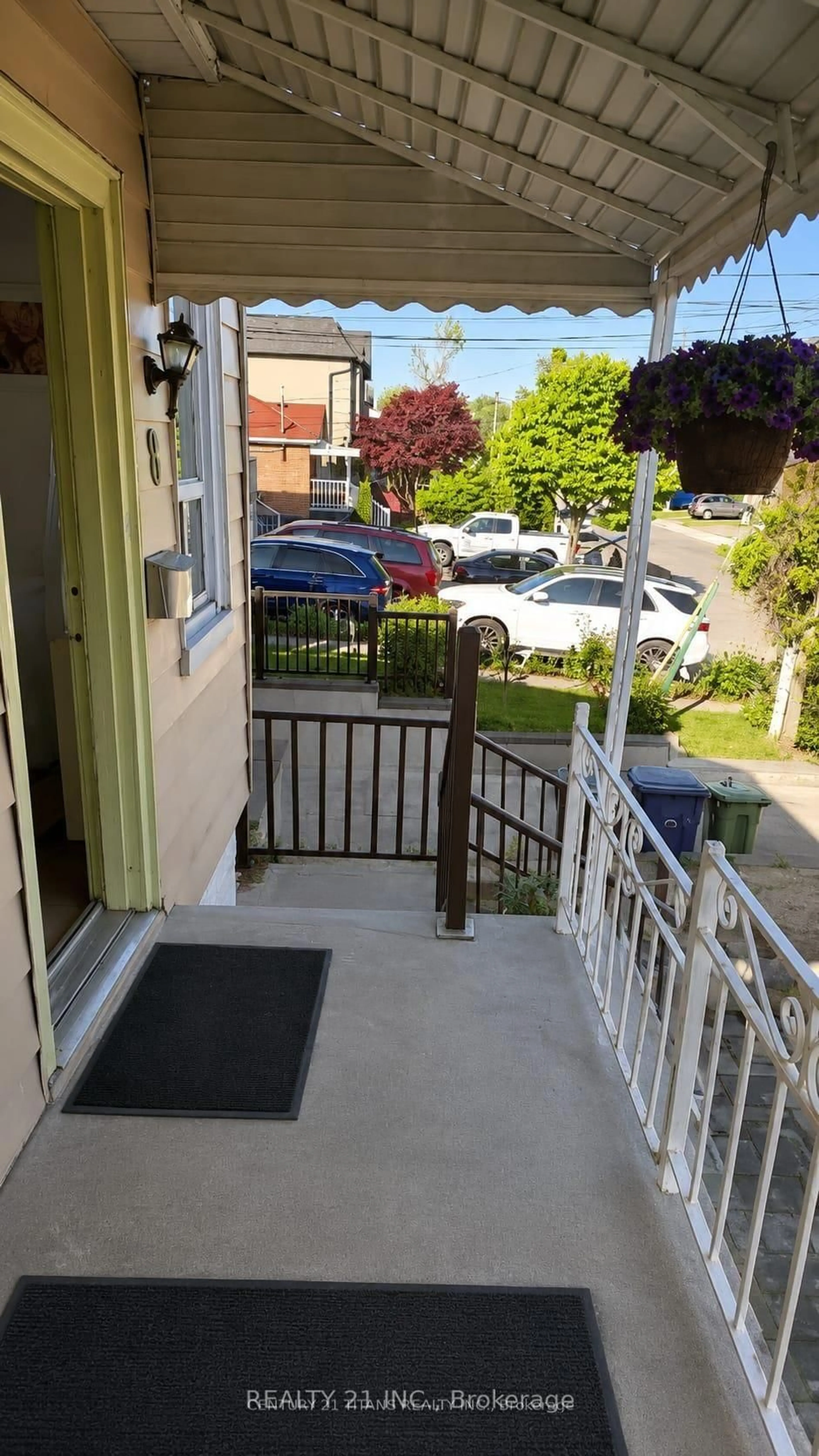 Balcony in the apartment, street for 8 Mack Ave, Toronto Ontario M1L 1L9
