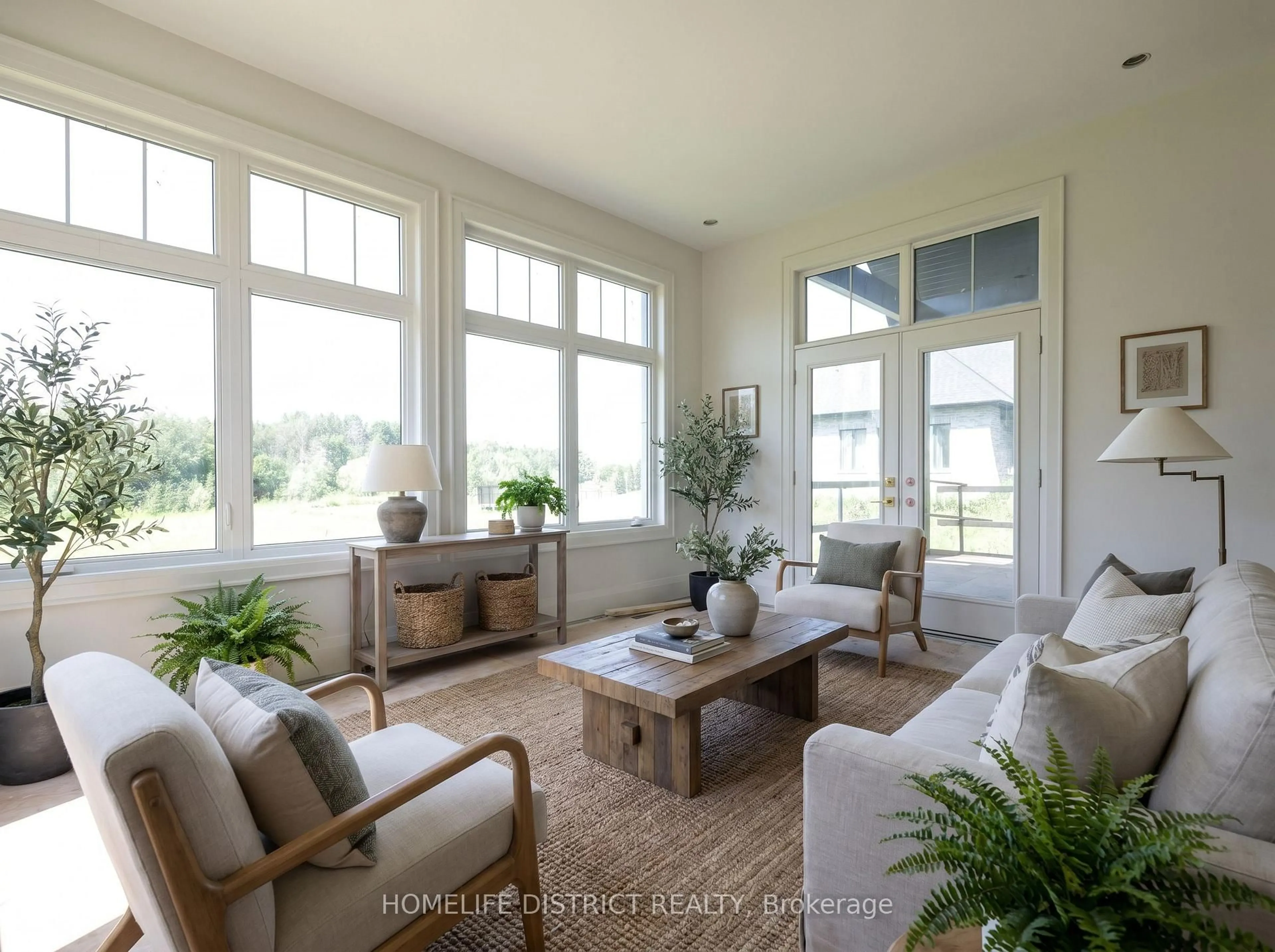 Living room with furniture, unknown for 32 Ormiston St, Clarington Ontario L0B 1J0