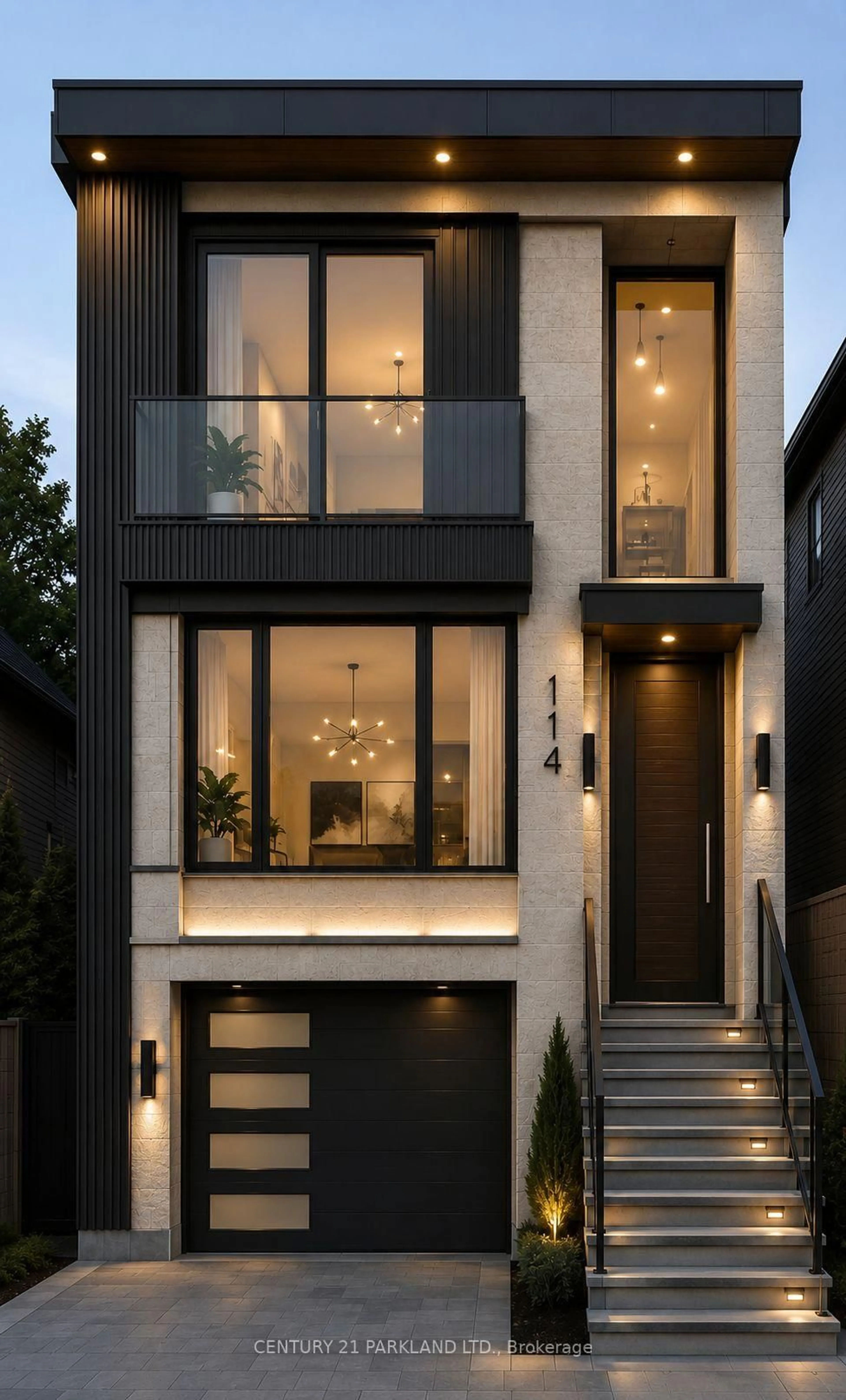 Home with brick exterior material, street for 114 Eaton Ave, Toronto Ontario M4J 2Z7
