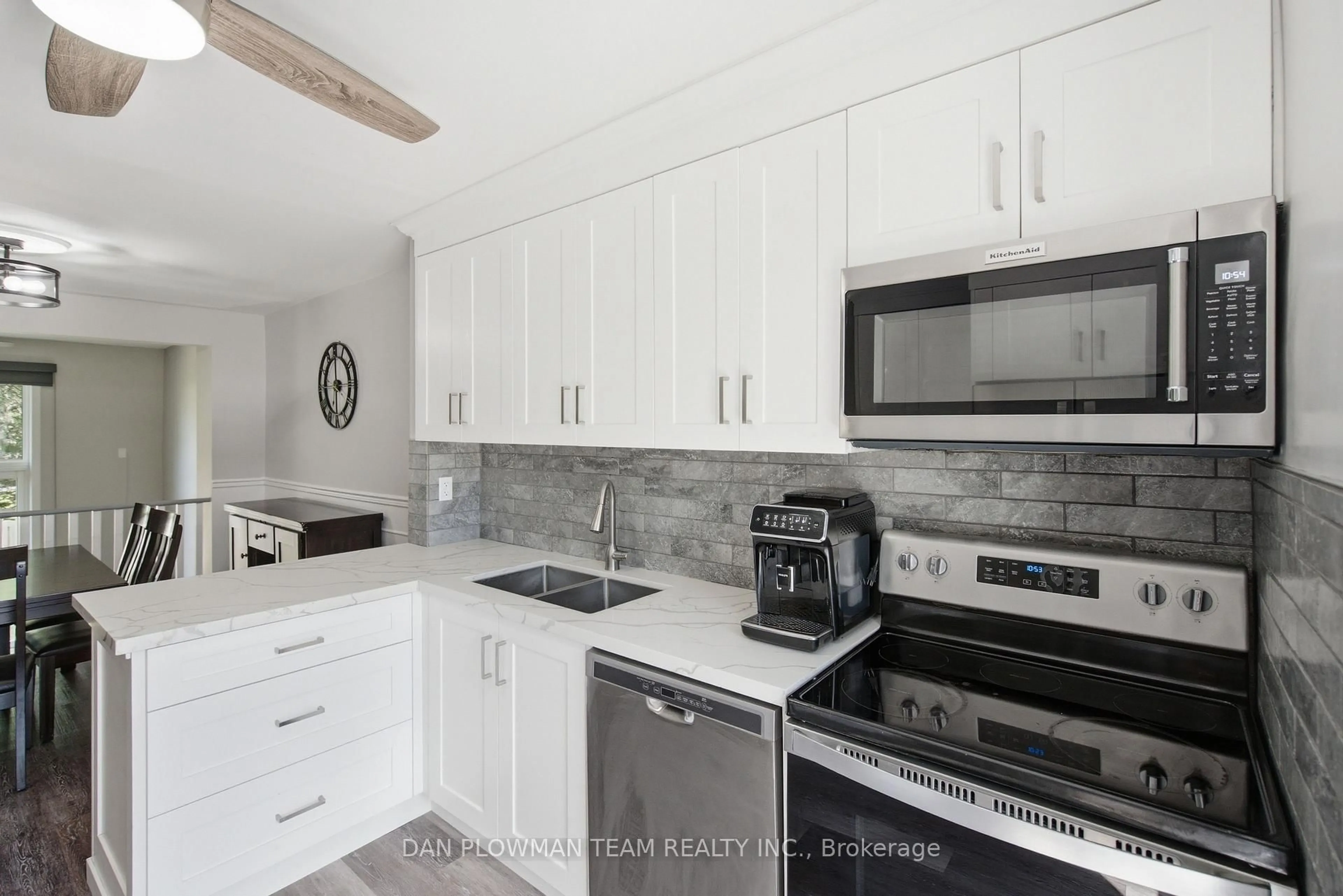 Standard kitchen, ceramic/tile floor for 350 Camelot Crt #45, Oshawa Ontario L1G 6P7