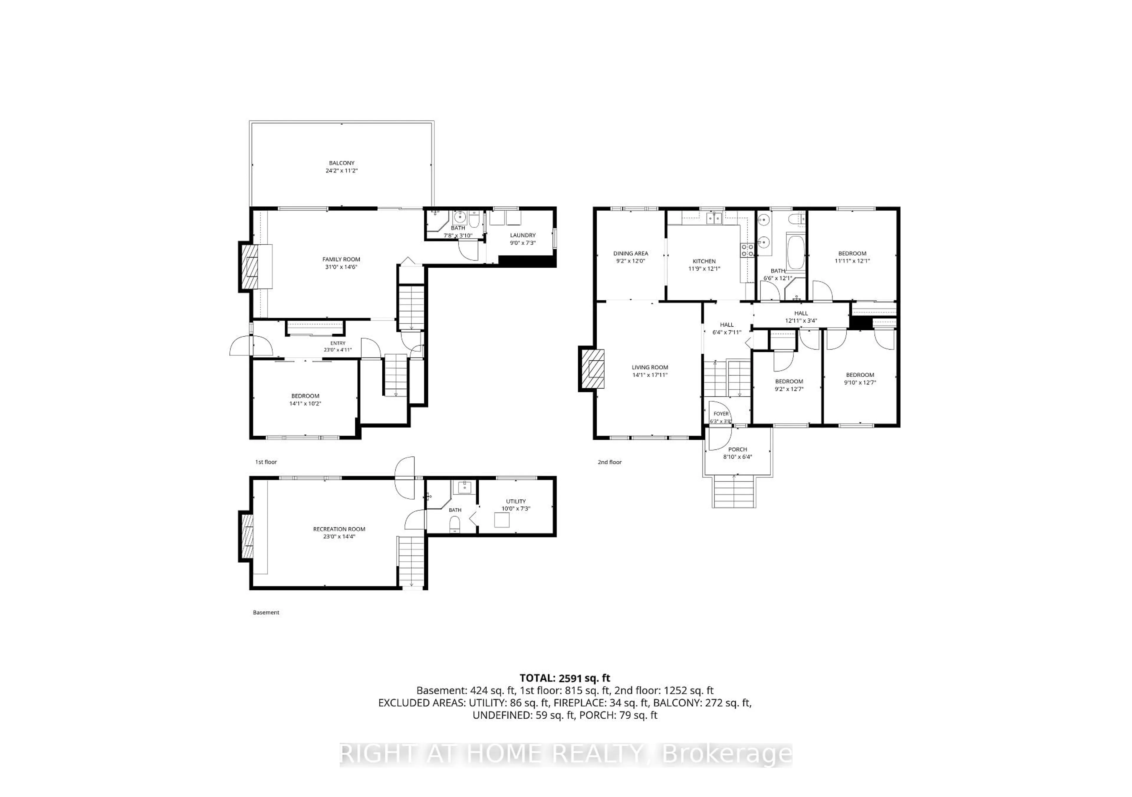 Floor plan for 2 Cedarview Dr, Toronto Ontario M1C 2K6