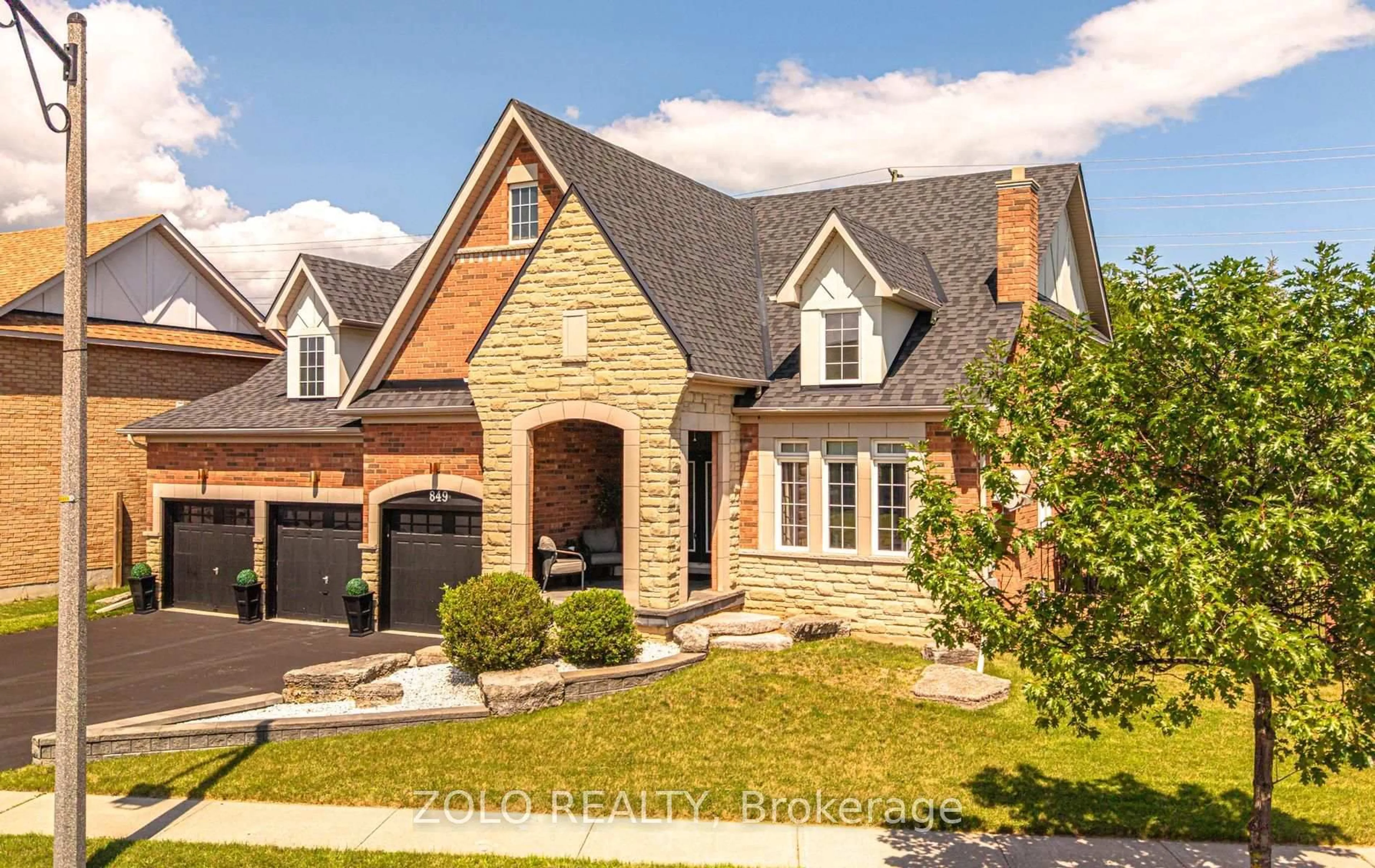 Home with brick exterior material, street for 849 Hanmore St, Oshawa Ontario L1K 0C5