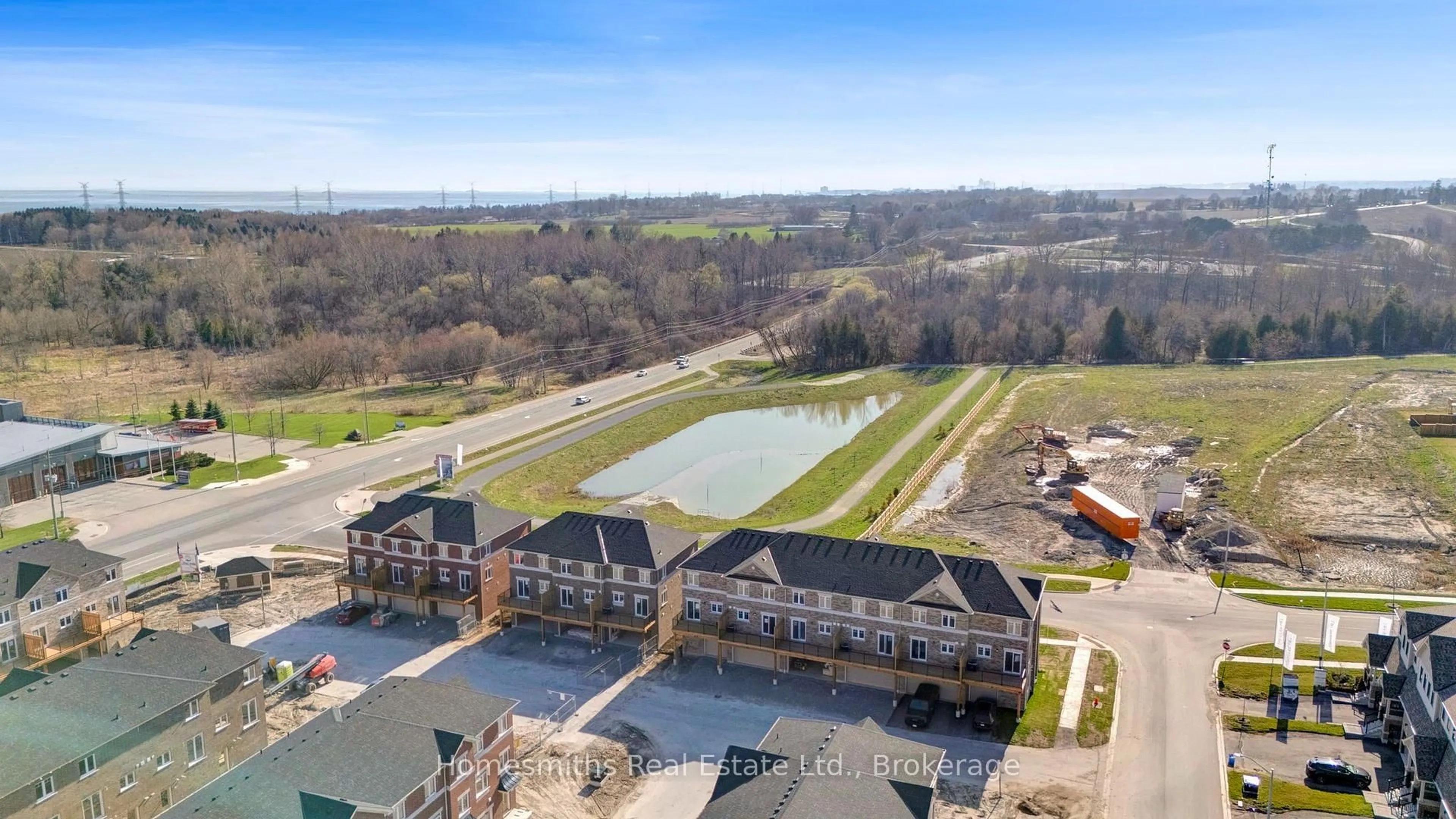A pic from outside/outdoor area/front of a property/back of a property/a pic from drone, water/lake/river/ocean view for 75 Addyman Cres, Clarington Ontario L1B 0X1