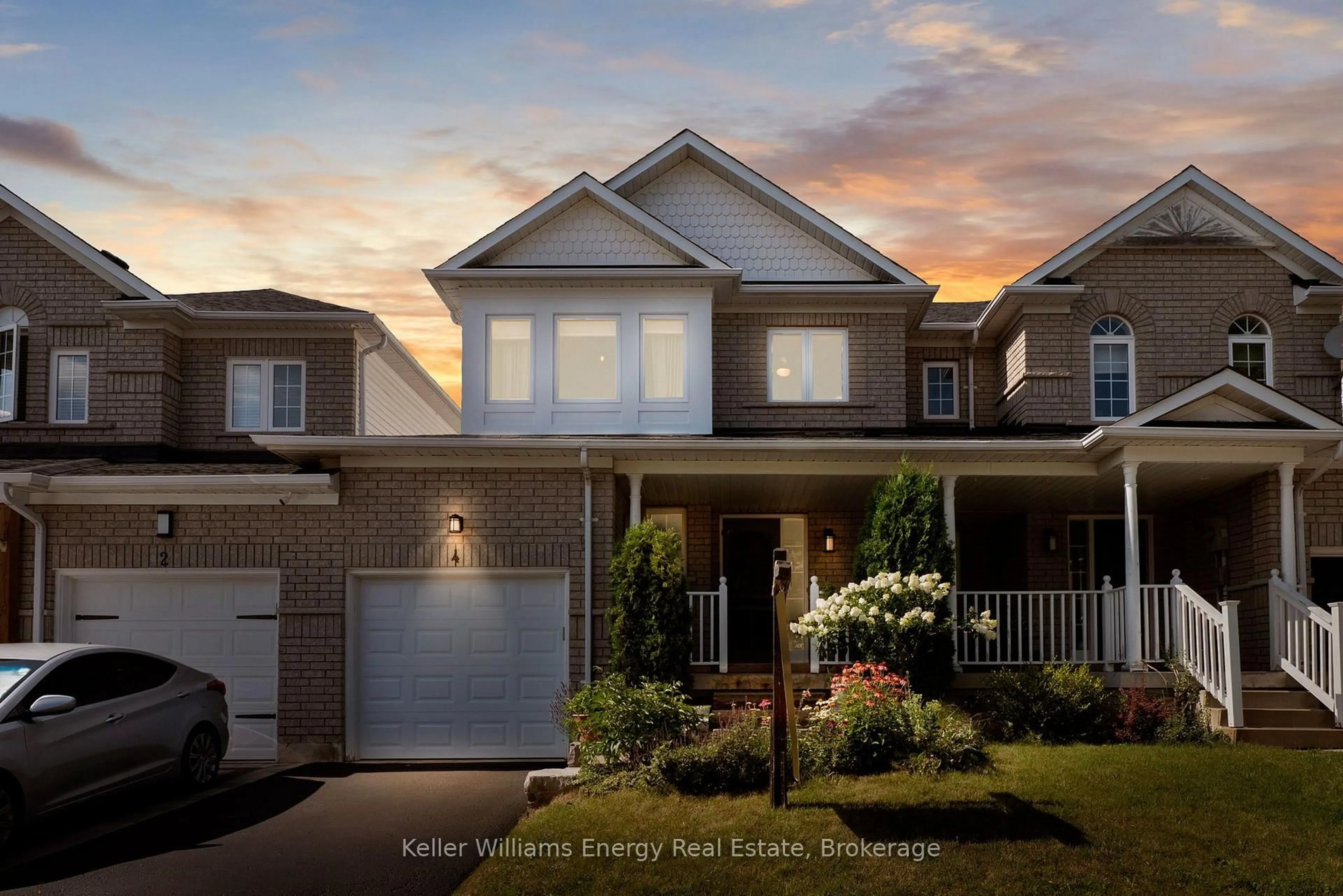 Home with brick exterior material, street for 4 Primeau Ave, Whitby Ontario L1M 2B7