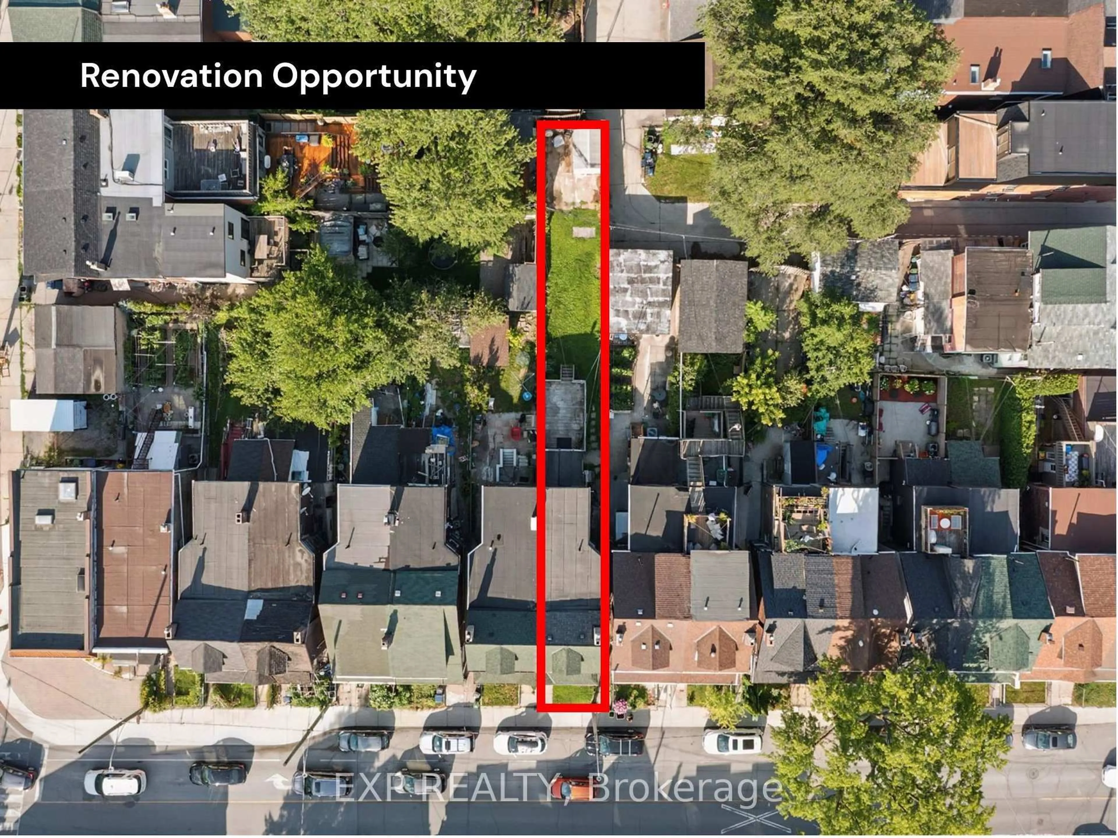 A pic from outside/outdoor area/front of a property/back of a property/a pic from drone, street for 511 Carlaw Ave, Toronto Ontario M4K 3J3