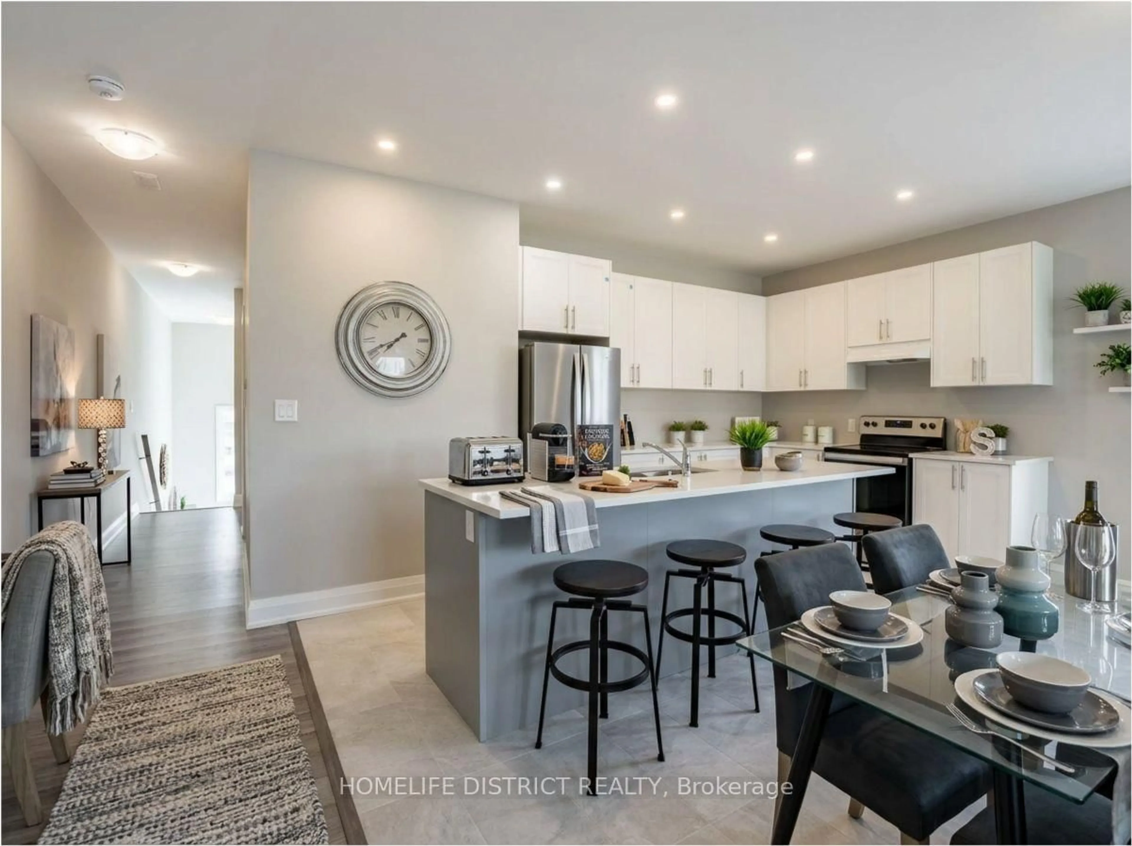Open concept kitchen, unknown for 127 Gibbons St, Oshawa Ontario L1J 4Y1