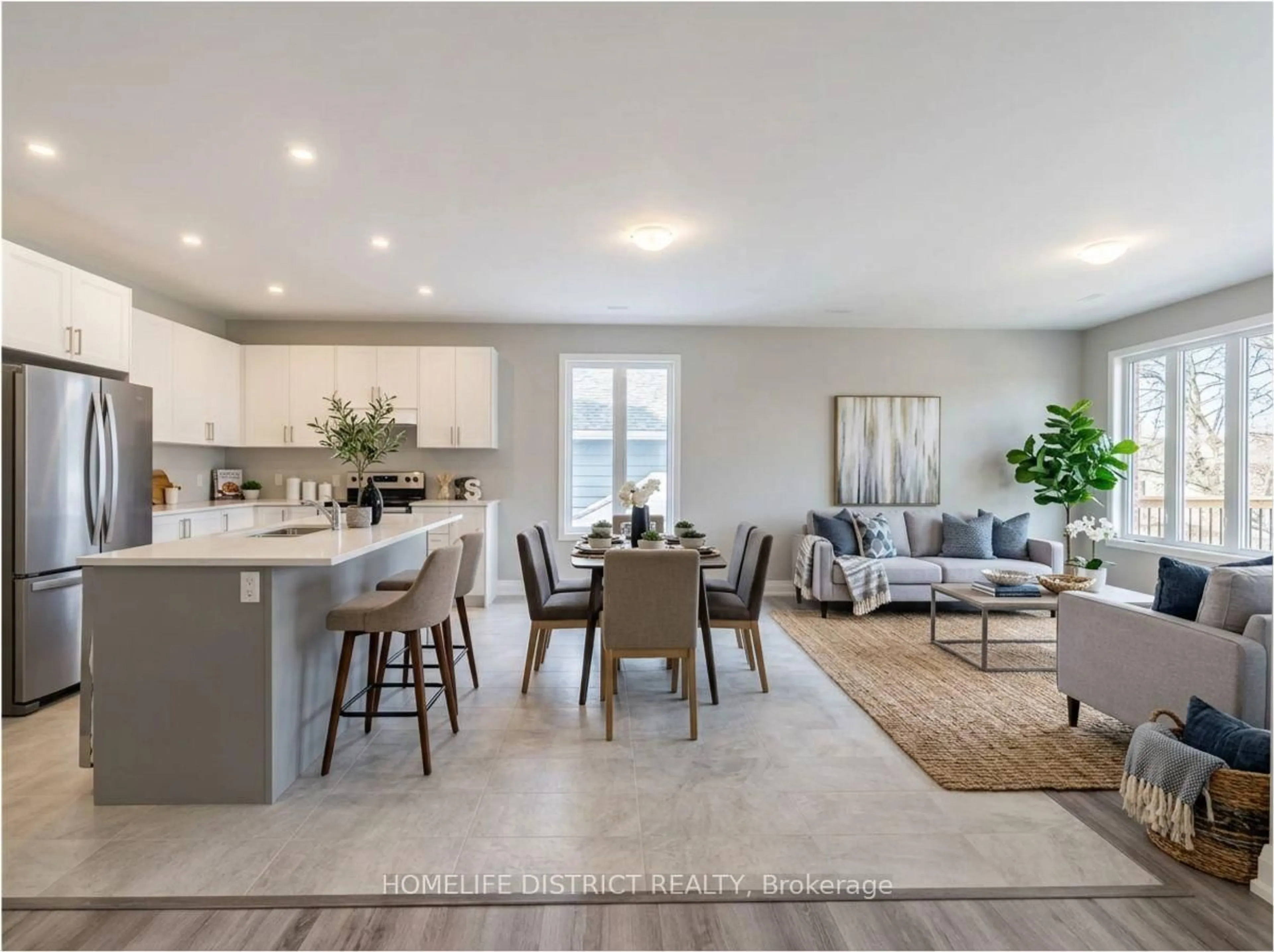 Open concept kitchen, unknown for 127 Gibbons St, Oshawa Ontario L1J 4Y1