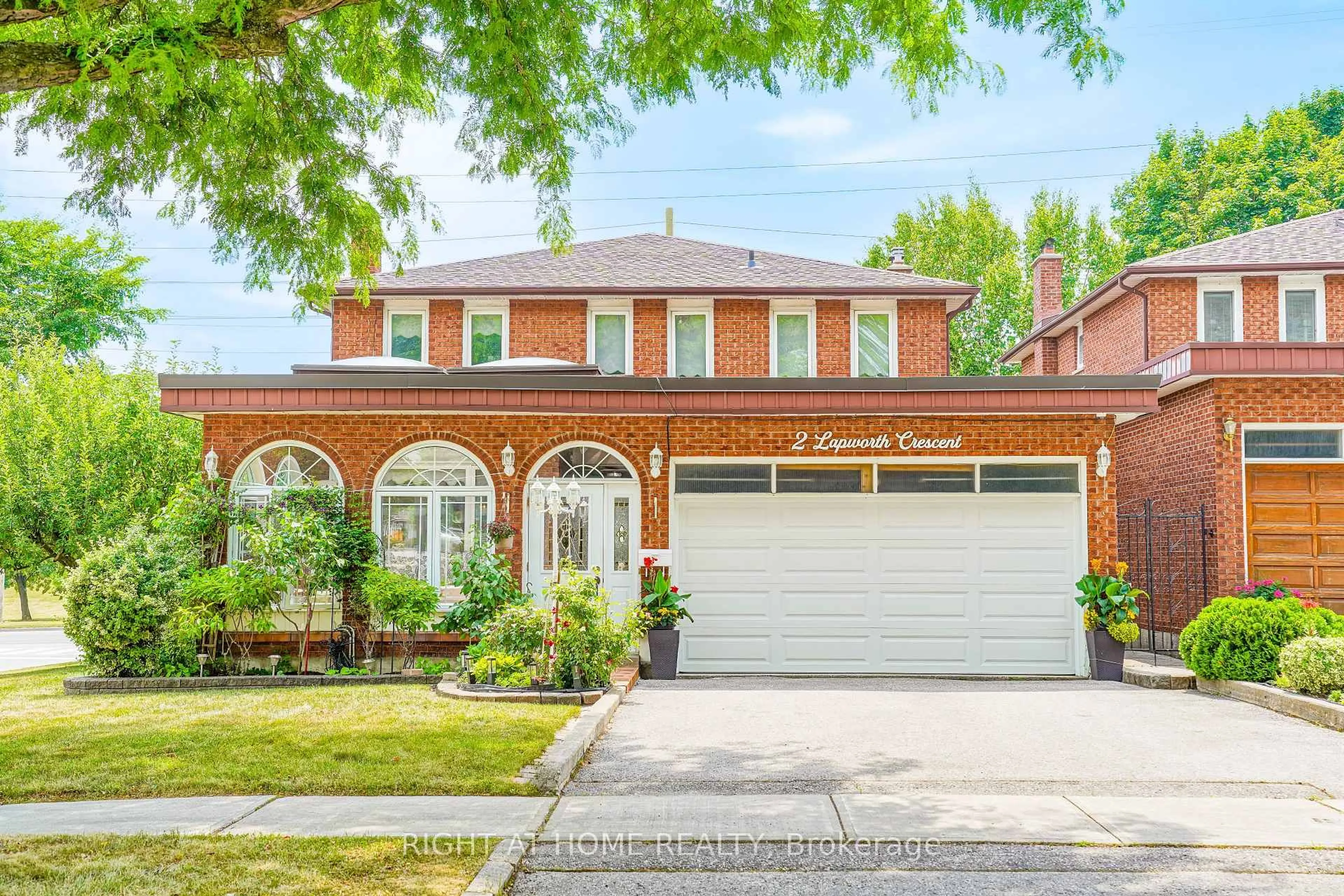 Home with brick exterior material, street for 2 Lapworth Cres, Toronto Ontario M1V 2M5