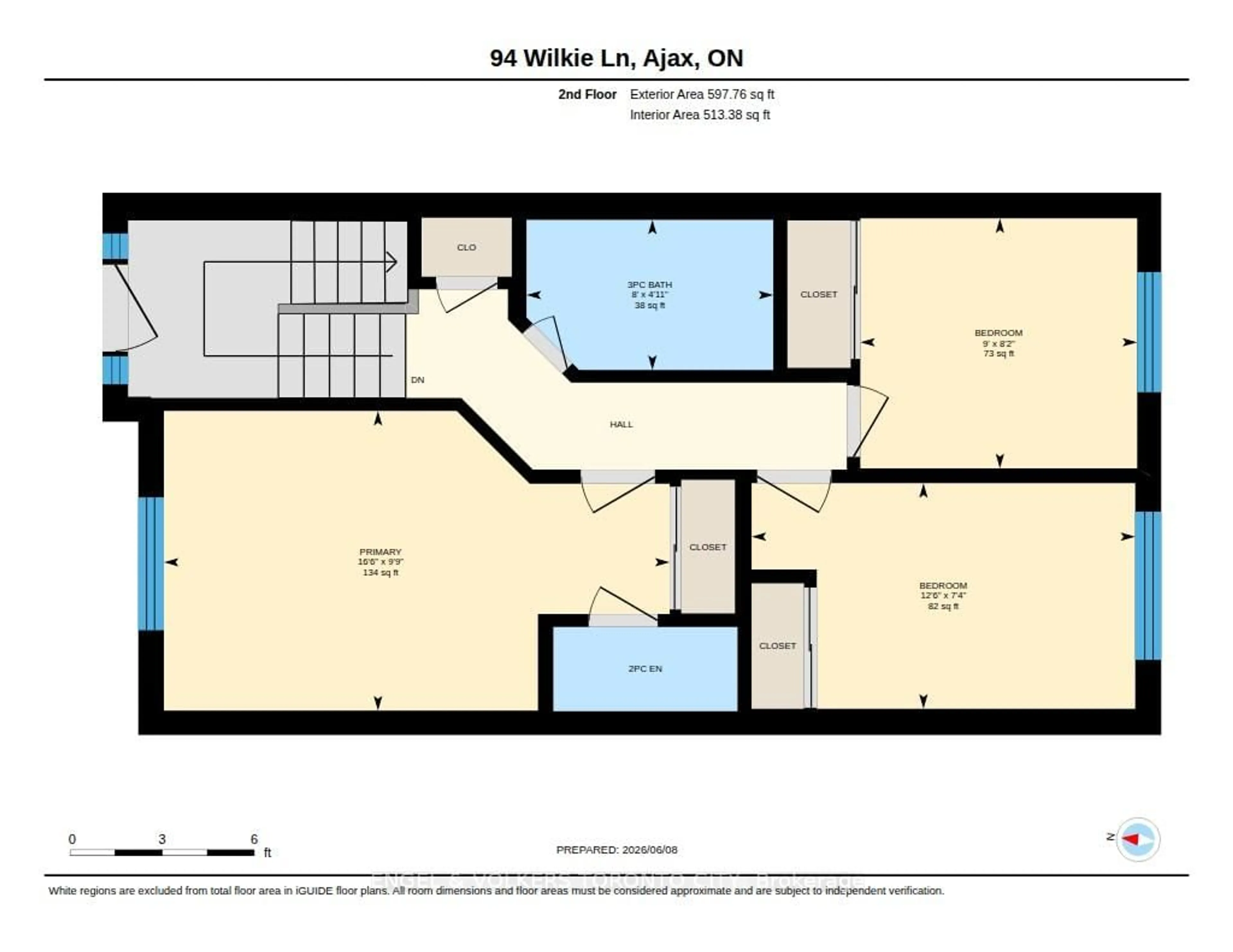Floor plan for 94 Wilkie Lane, Ajax Ontario L1S 7S4