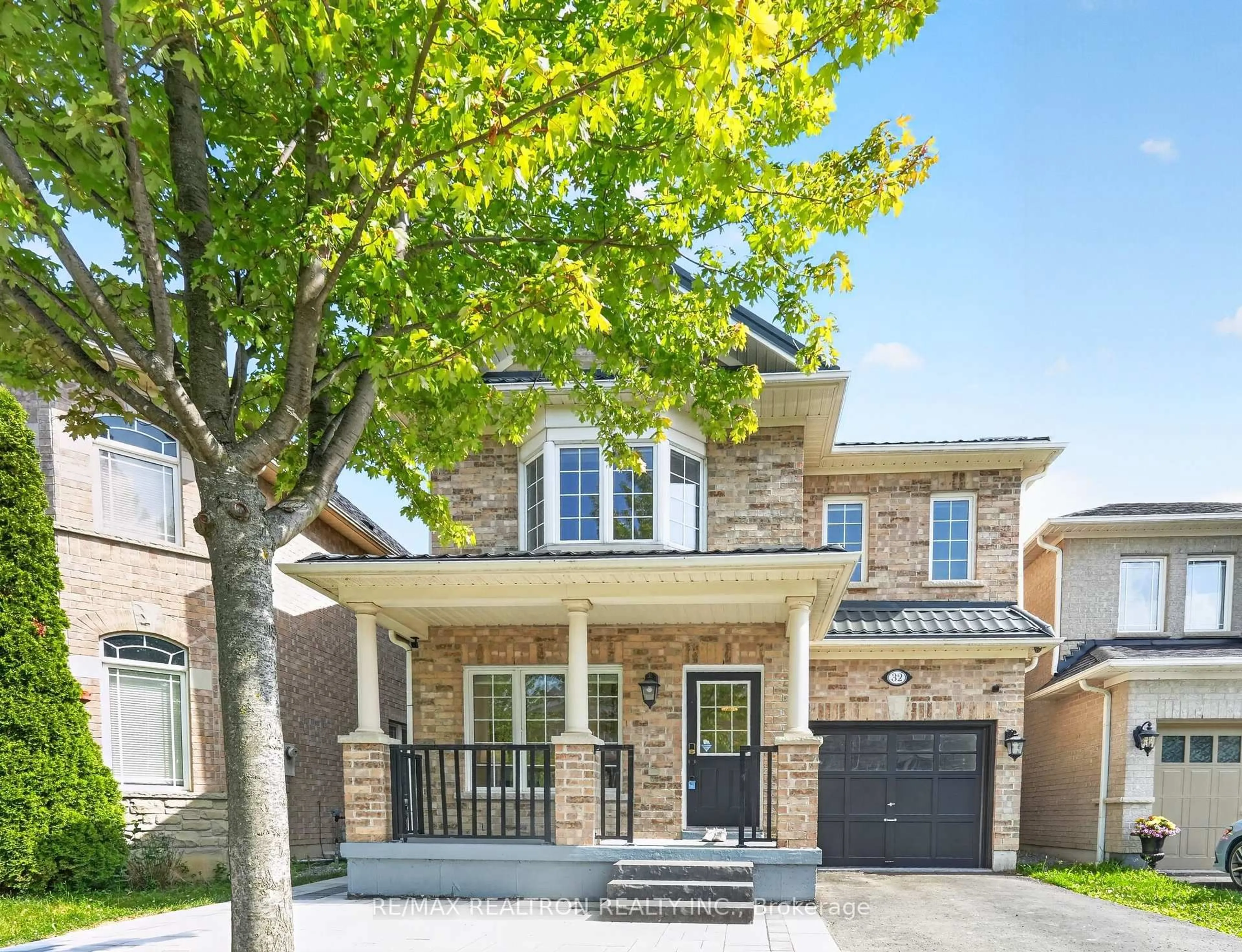 Home with brick exterior material, street for 32 Whitlock Cres, Ajax Ontario L1Z 2B2