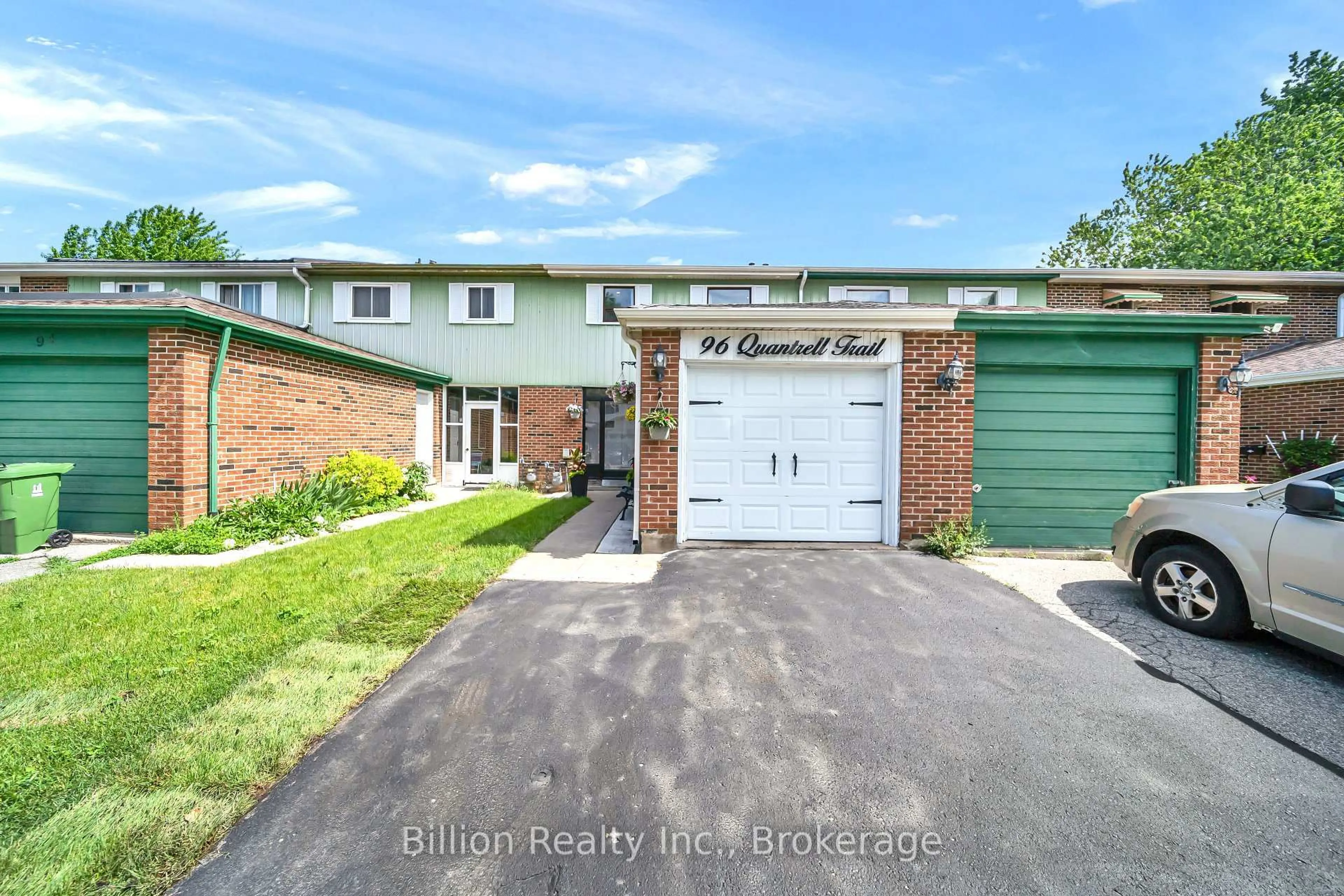 Home with brick exterior material, street for 96 Quantrell Tr, Toronto Ontario M1B 1L8