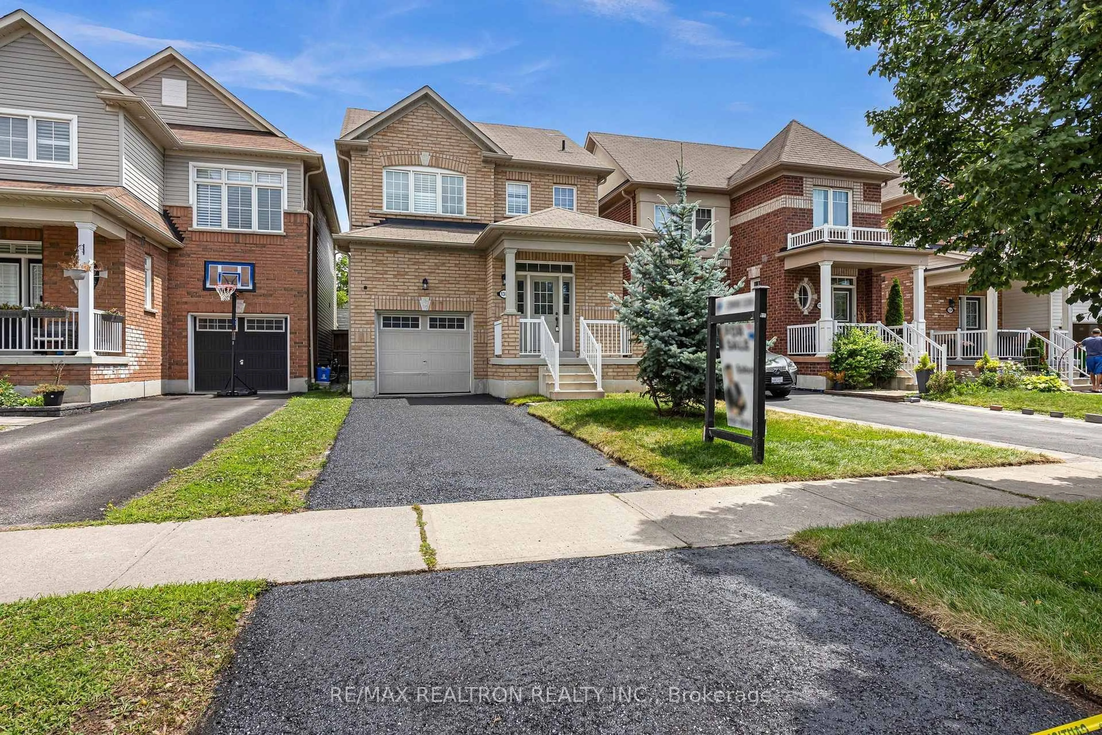 Home with brick exterior material, street for 138 Angus Dr, Ajax Ontario L1S 5G8