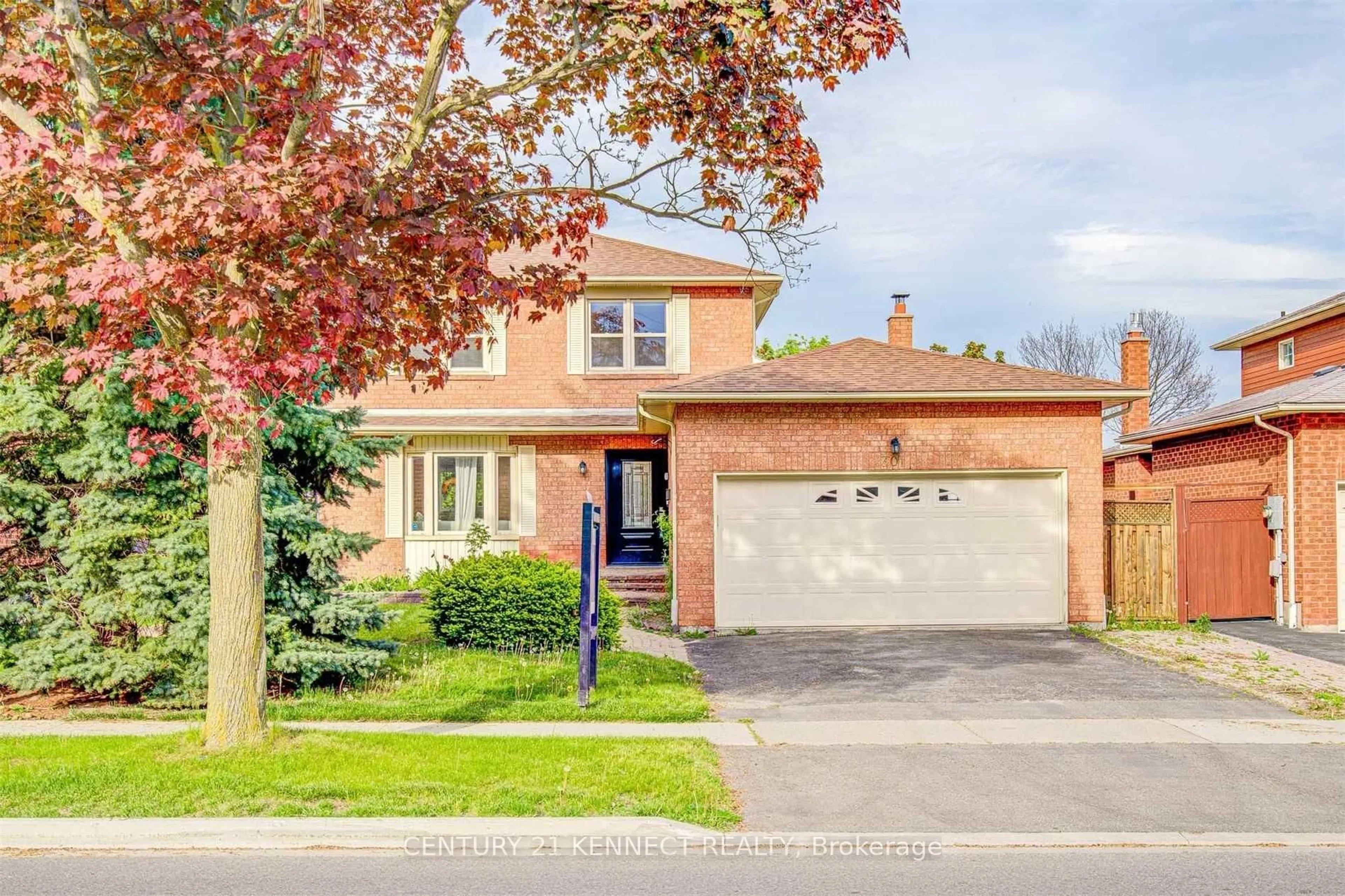Home with brick exterior material, street for 301 Glen Hill Dr, Whitby Ontario L1N 7J6