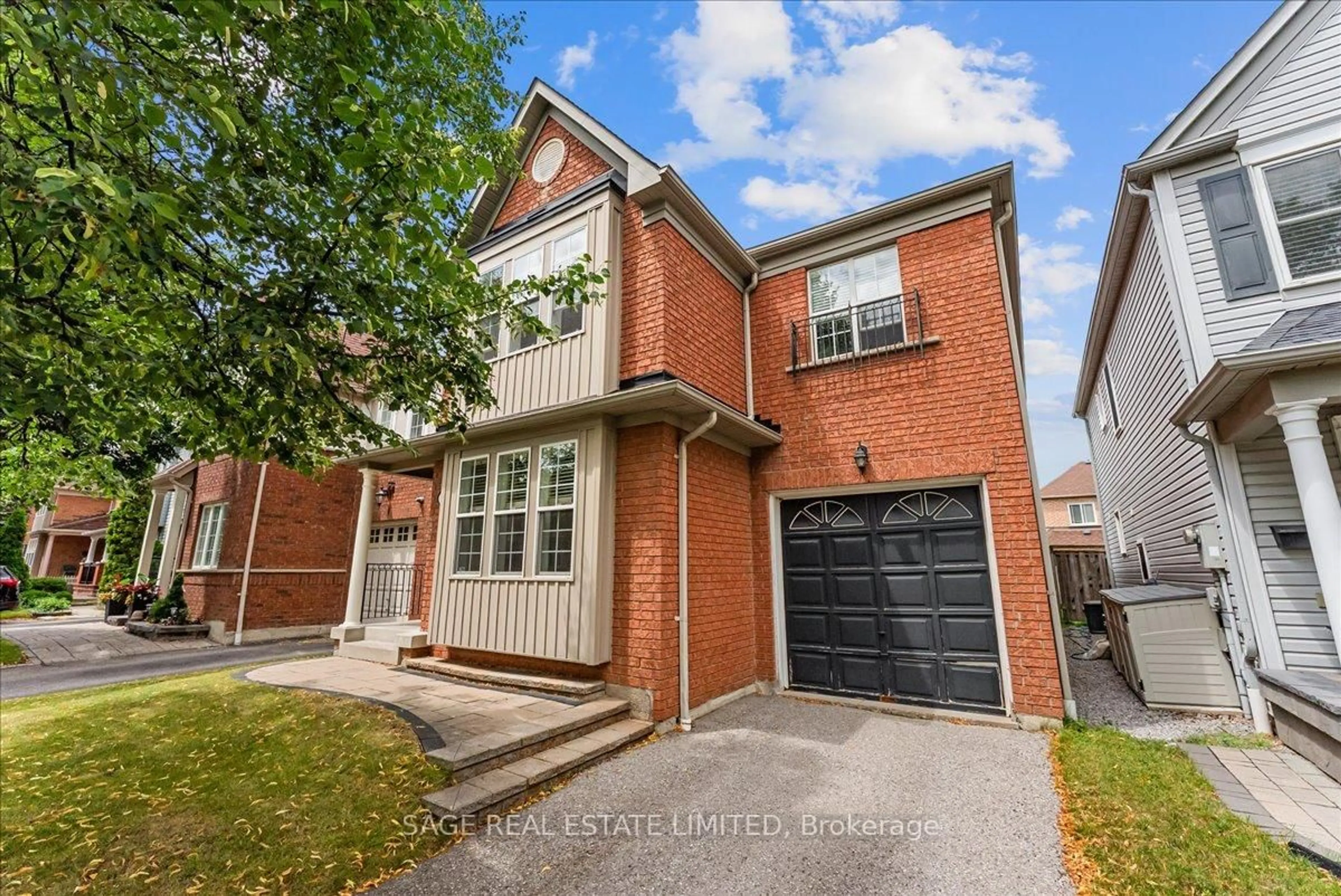 Home with brick exterior material, street for 34 Mcsweeney Cres, Ajax Ontario L1T 4C7